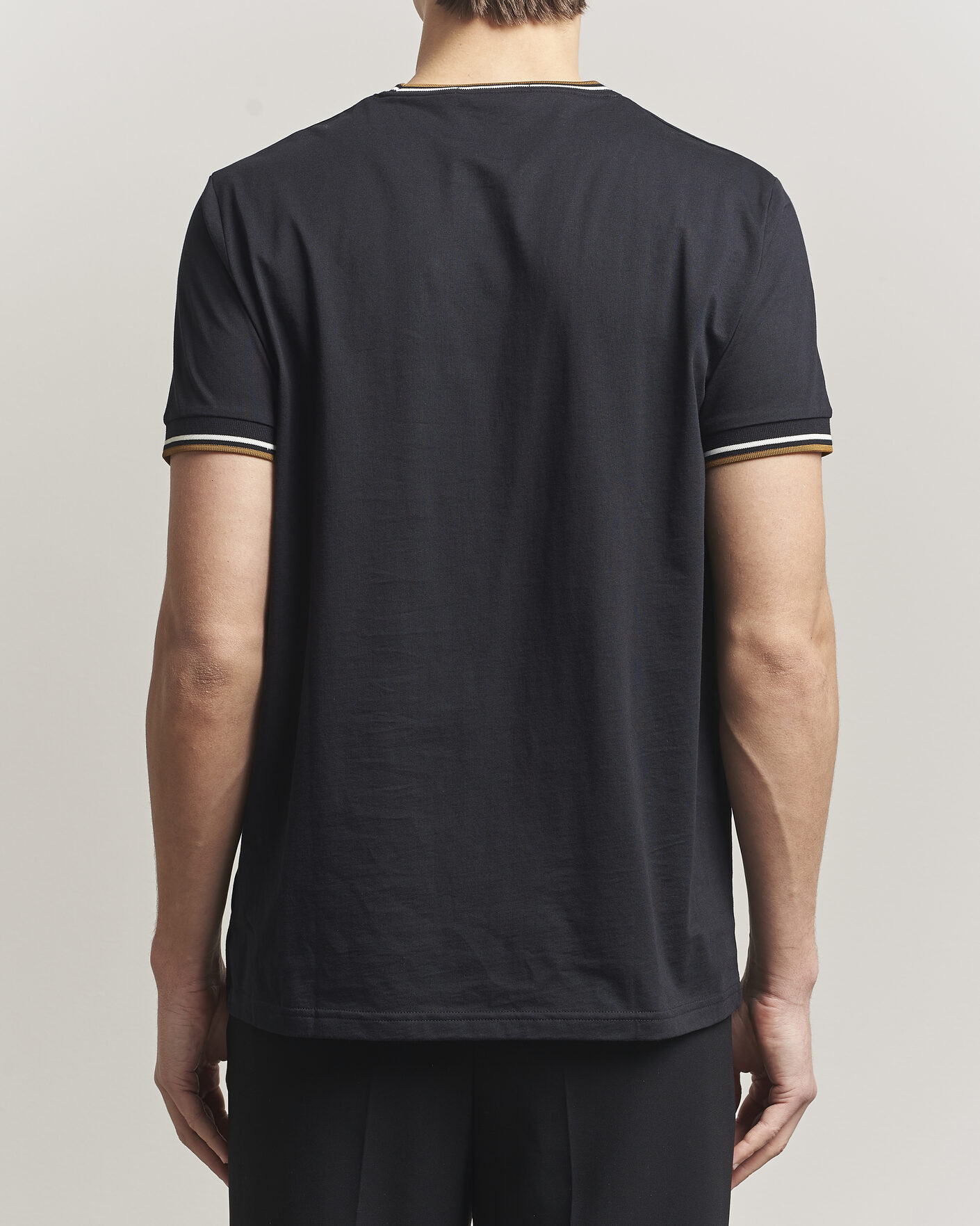 Hombres | Camisetas | Fred Perry | Twin Tipped T-Shirt Black