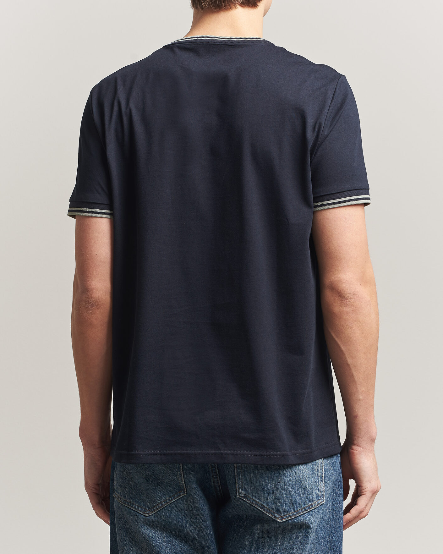 Hombres | Camisetas | Fred Perry | Twin Tipped T-Shirt Navy
