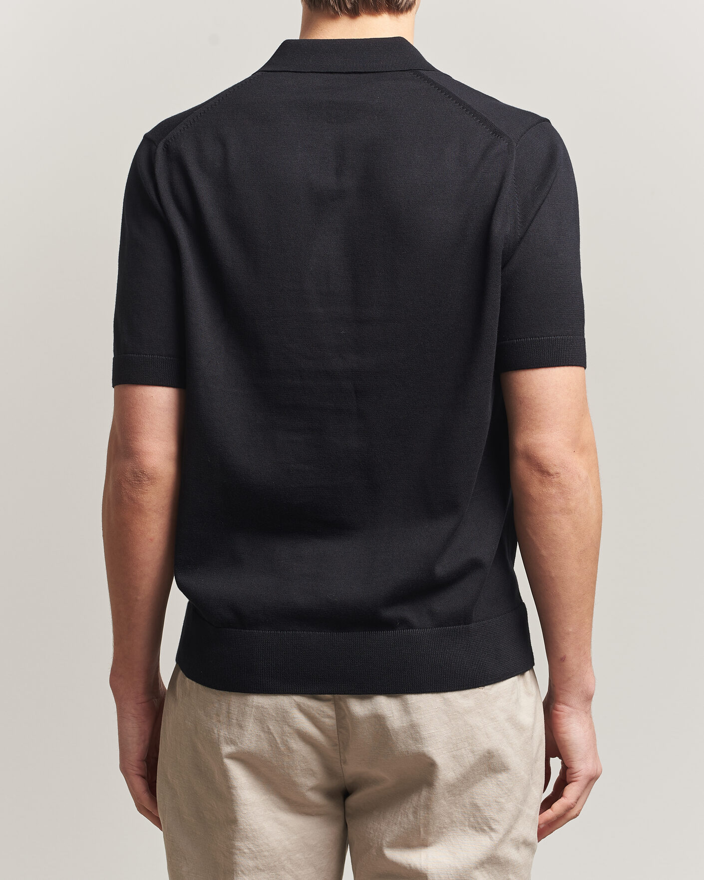 Hombres | Polos | Fred Perry | Cotton Knitted Polo Black
