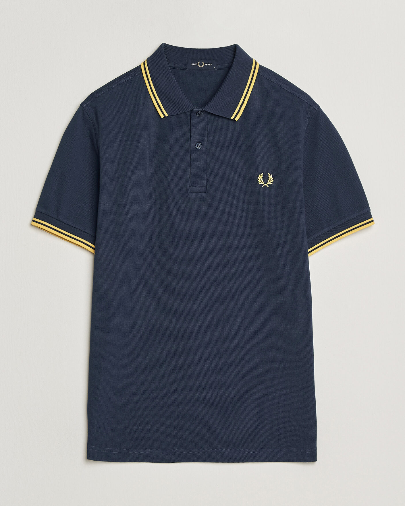 Hombres | Polos | Fred Perry | Twin Tipped Polo Shirt Tennis Blue