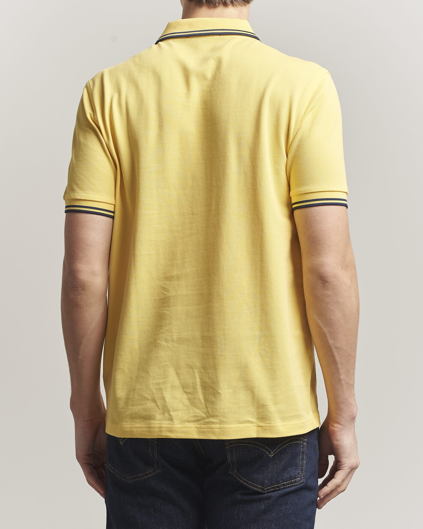 Hombres | Polos | Fred Perry | Twin Tipped Polo Shirt Lemon Yellow
