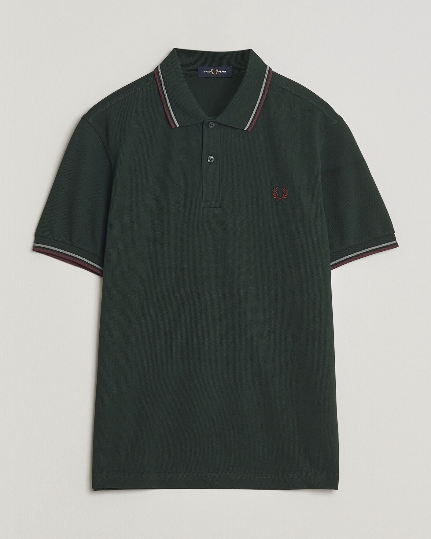 Hombres | Polos | Fred Perry | Twin Tipped Polo Shirt Grassroots Green
