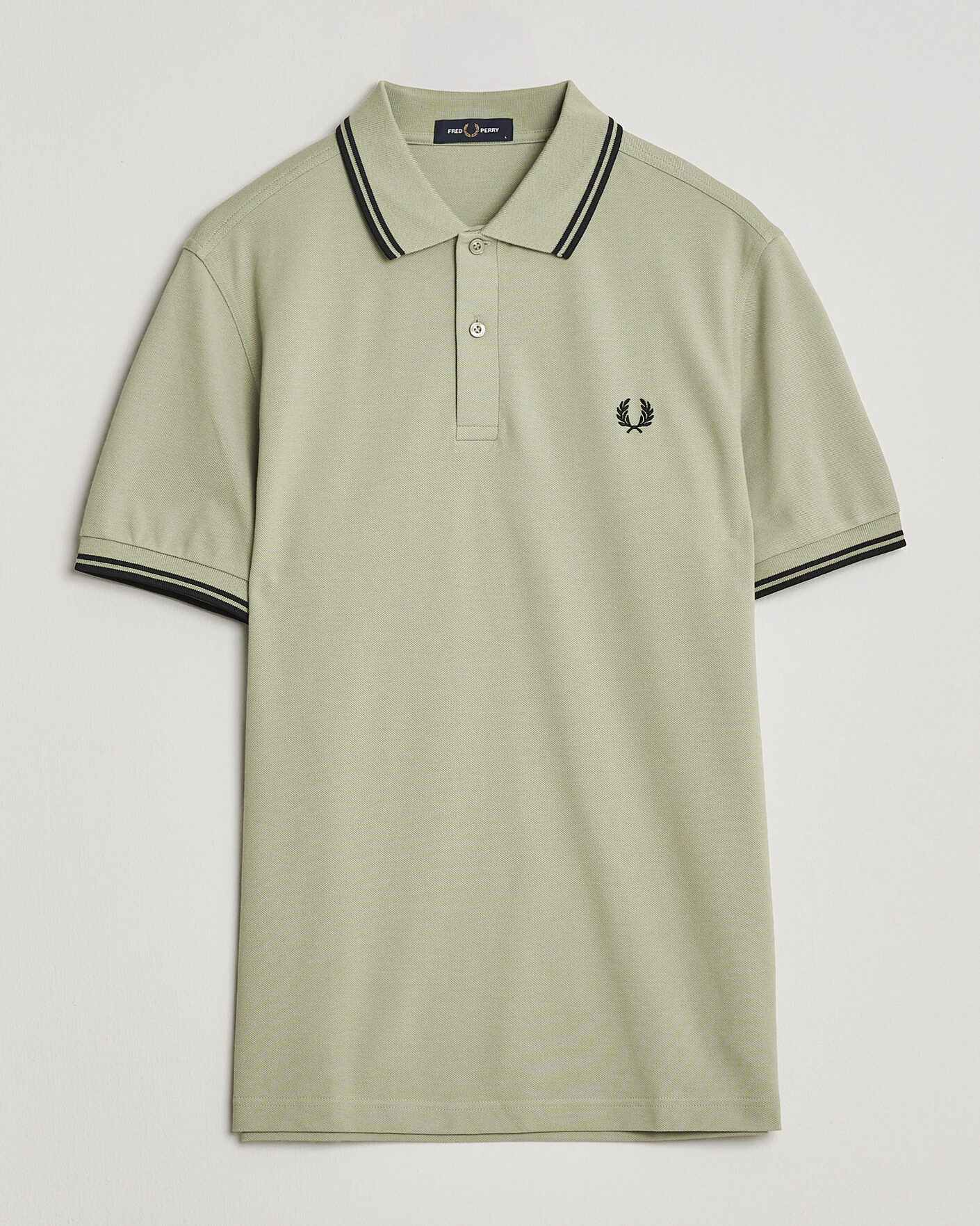 Hombres | Polos | Fred Perry | Twin Tipped Polo Shirt Seagrass Green