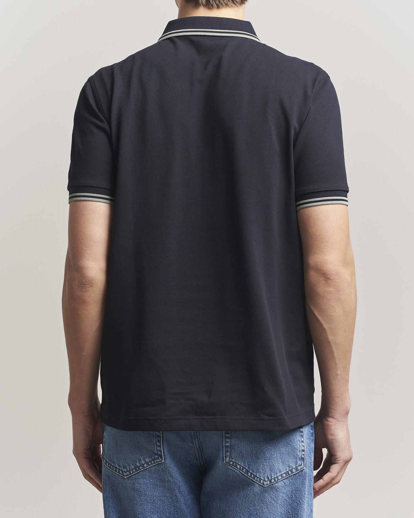 Hombres | Polos | Fred Perry | Twin Tipped Polo Shirt Navy