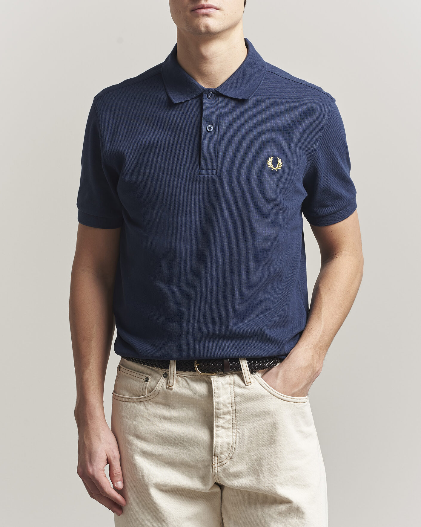 Hombres | Polos | Fred Perry | Plain Polo Tennis Blue