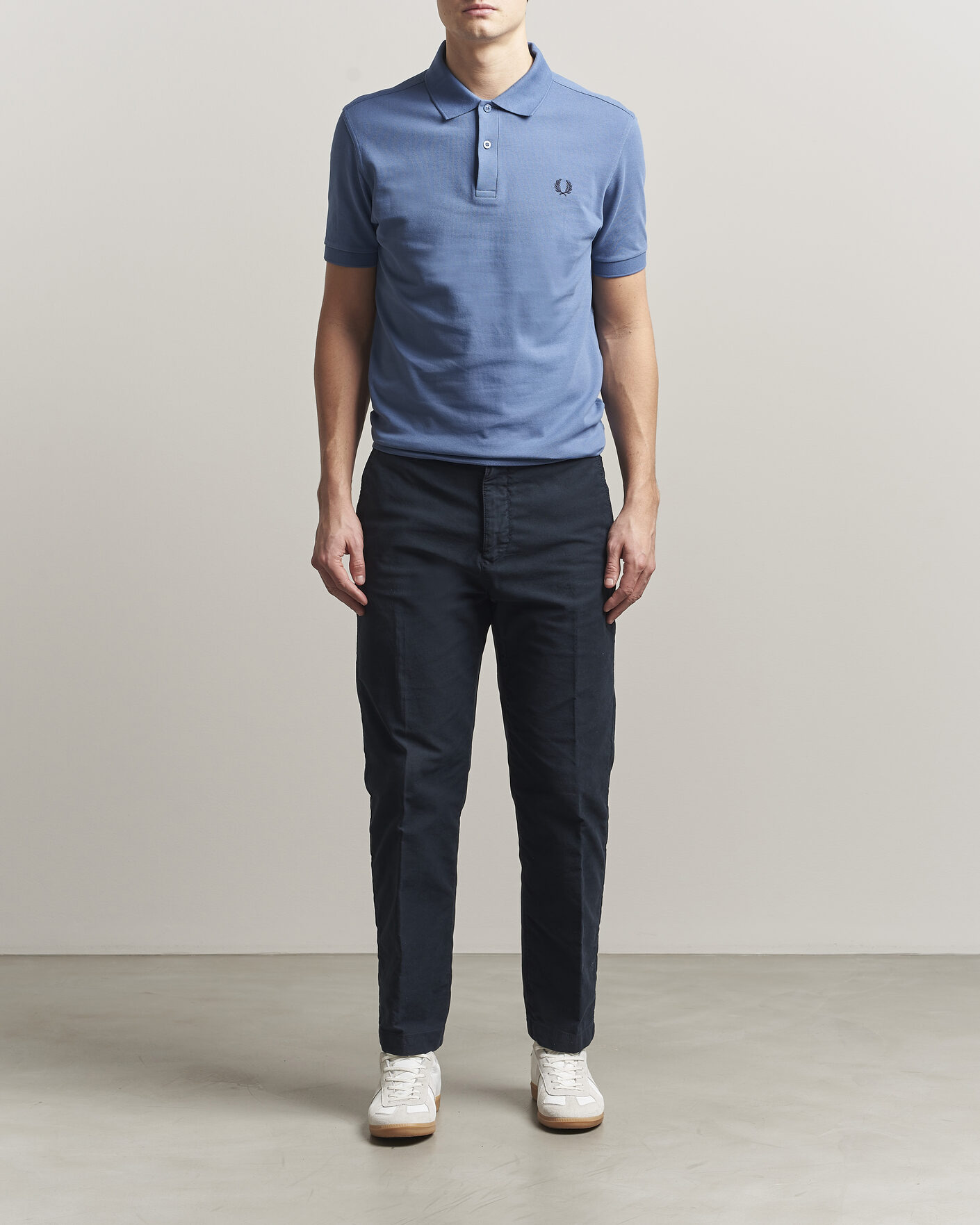 Hombres | Polos | Fred Perry | Plain Polo Ace Blue