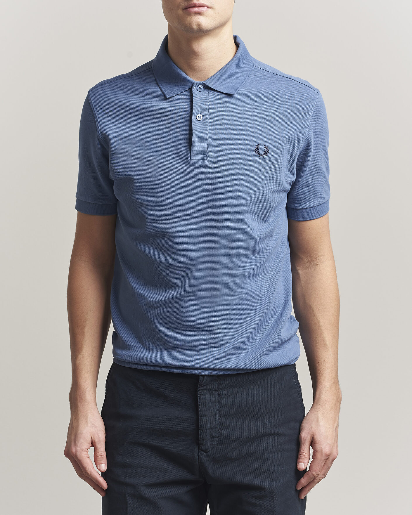 Hombres | Polos | Fred Perry | Plain Polo Ace Blue