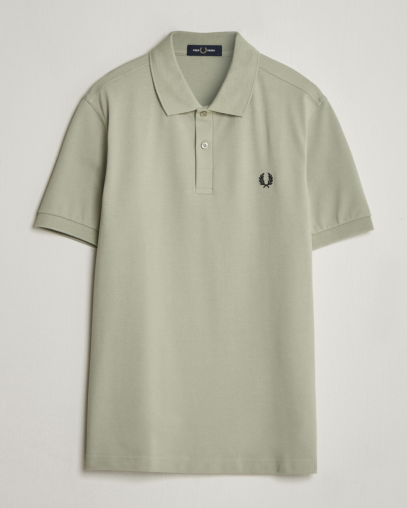 Hombres | Polos | Fred Perry | Plain Polo Seagrass Green