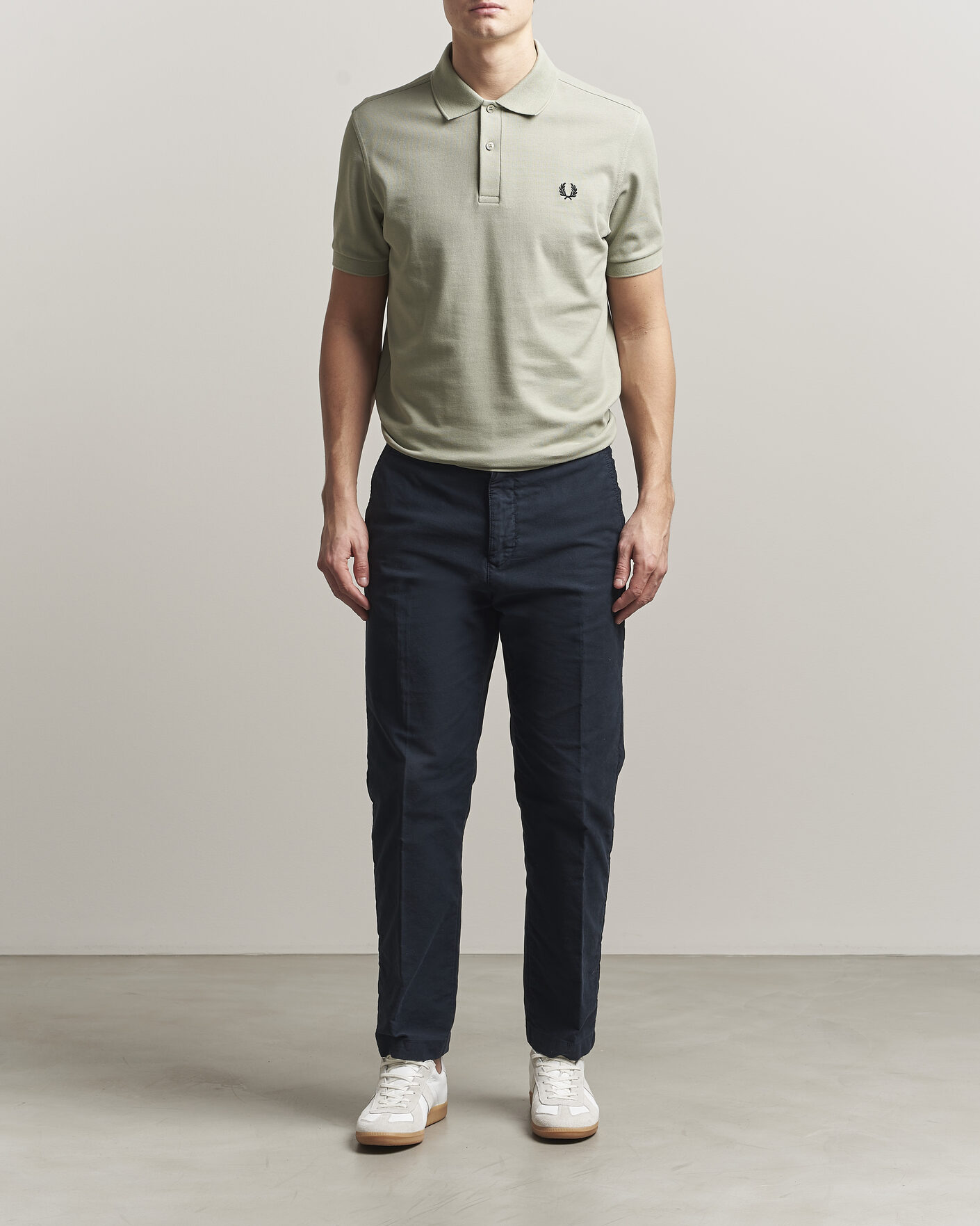 Hombres | Polos | Fred Perry | Plain Polo Seagrass Green