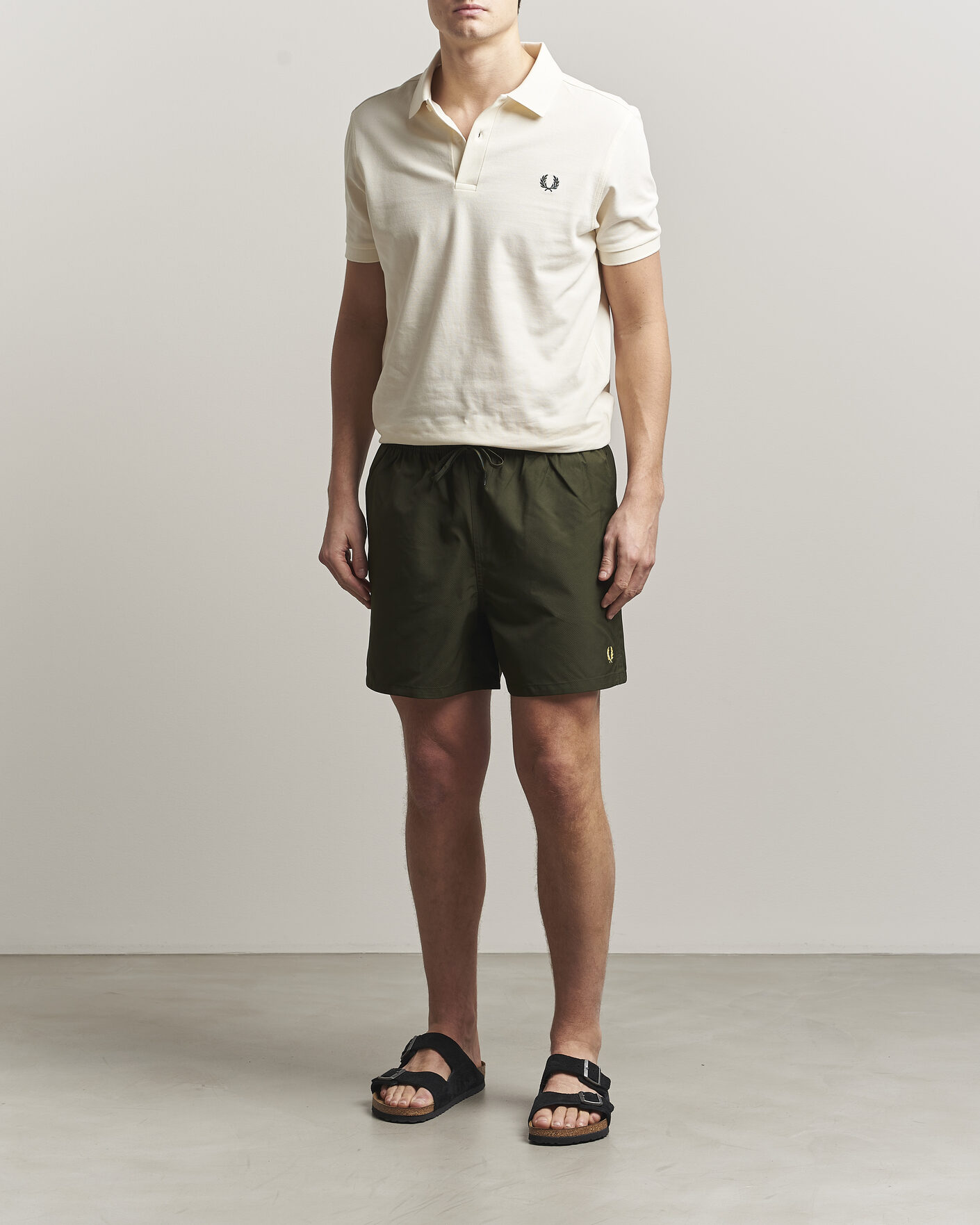 Hombres | Bañadores | Fred Perry | Classic Swimshorts Hunting Green