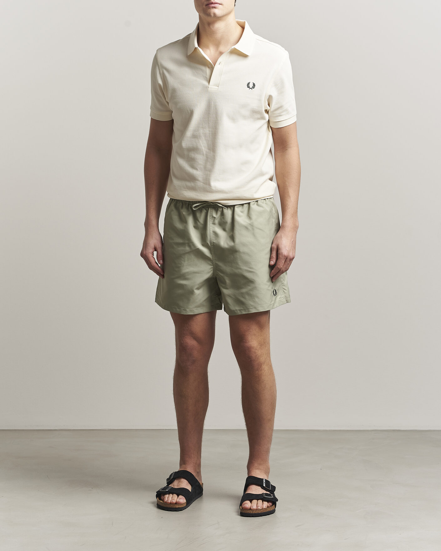 Hombres | Bañadores | Fred Perry | Classic Swimshorts Seagrass Green