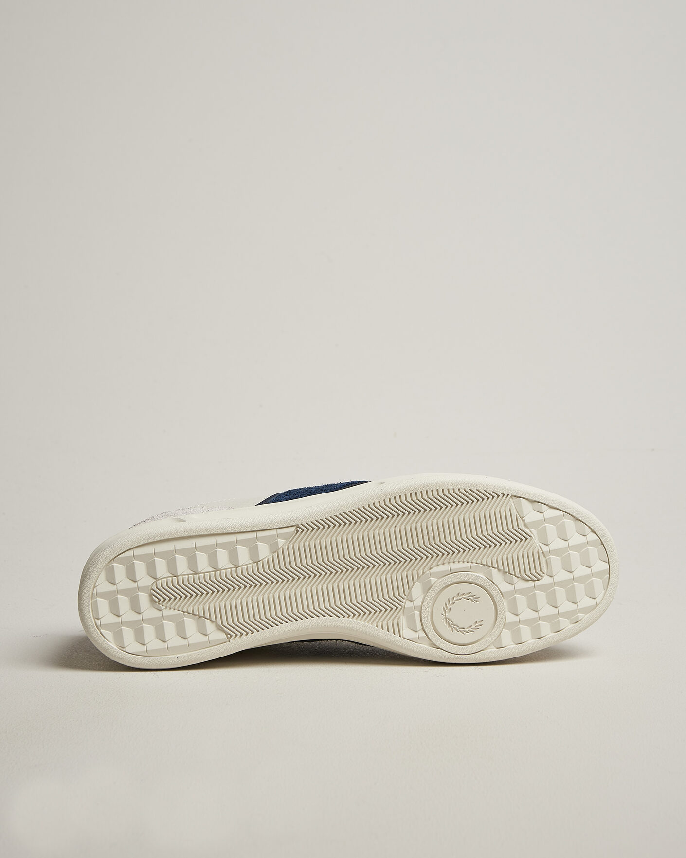 Hombres | Zapatillas | Fred Perry | B4 Leather/Suede Sneaker Porcelain/Navy