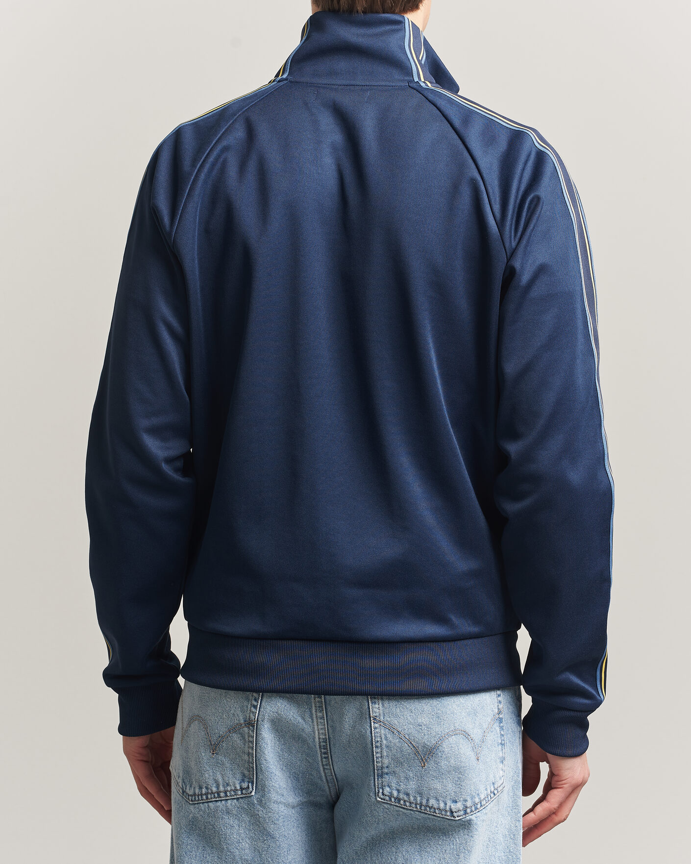 Hombres | Jerséis y prendas de punto | Fred Perry | Tramline Taped Track Jacket Tennis Blue