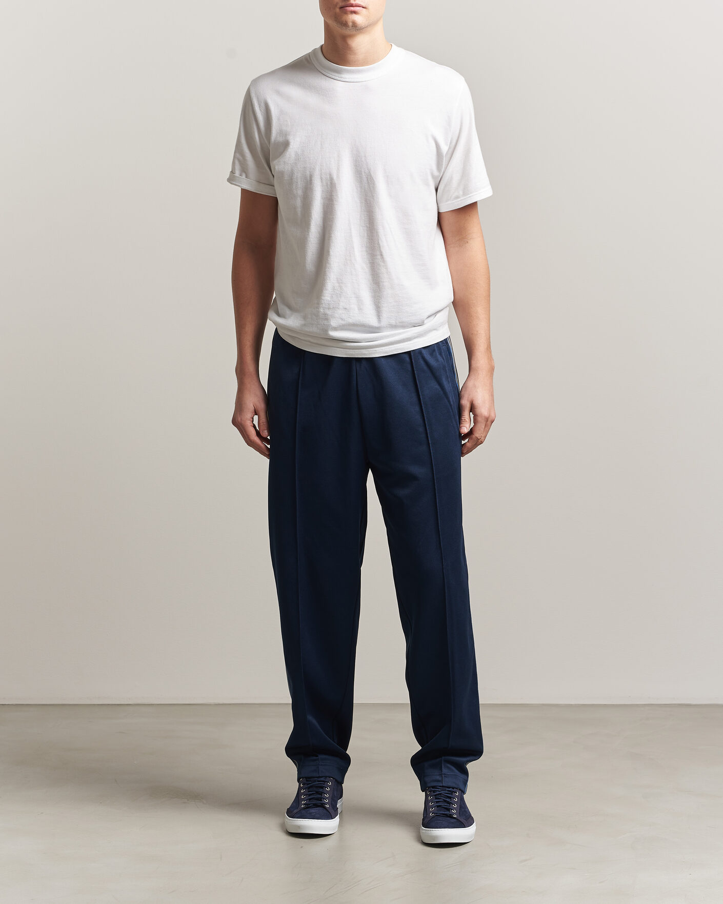Hombres | Pantalones | Fred Perry | Tramline Taped Track Pants Tennis Blue