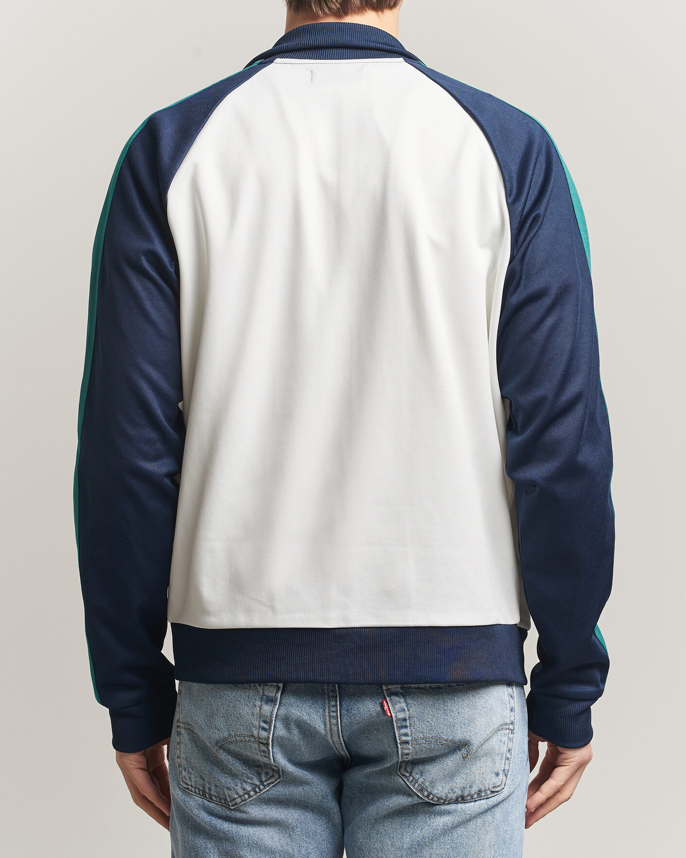 Hombres | Jerséis y prendas de punto | Fred Perry | Contrast Sleeve Track Jacket Snow White
