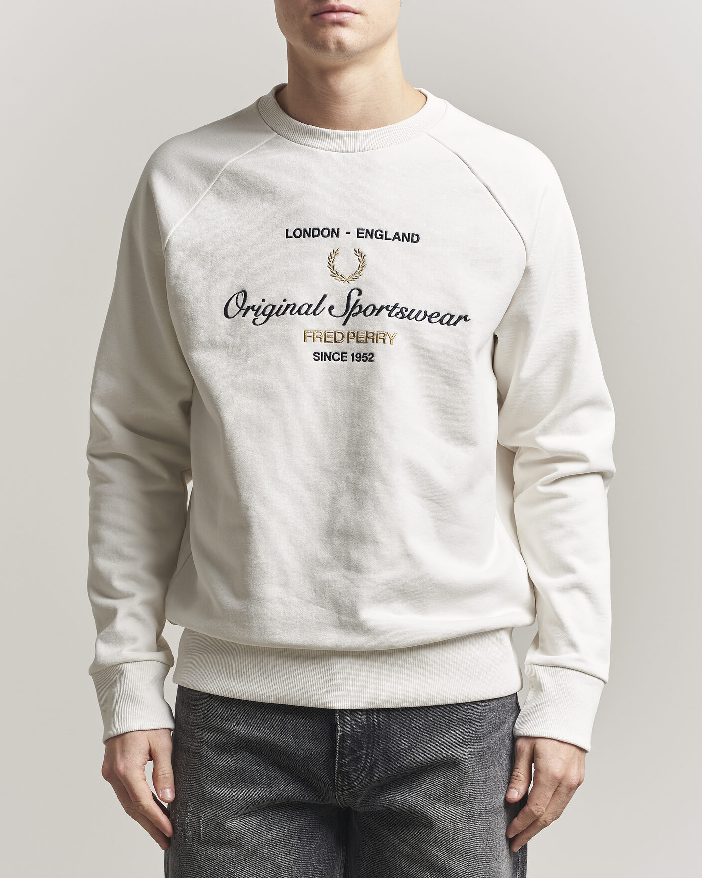 Hombres | Jerséis y prendas de punto | Fred Perry | Original Sportswear Sweatshirt Snow White