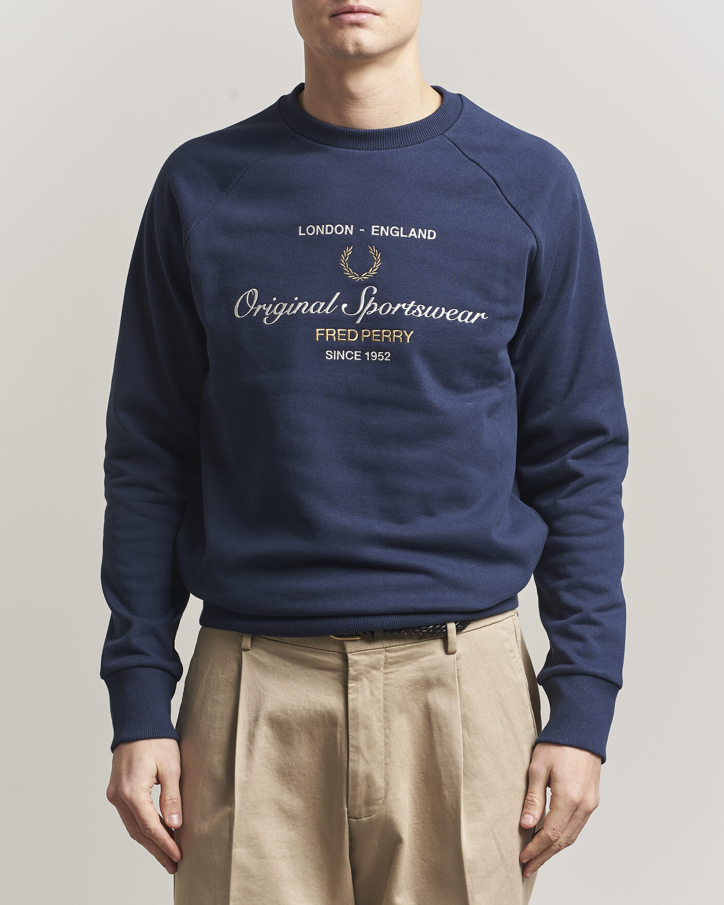 Hombres | Jerséis y prendas de punto | Fred Perry | Original Sportswear Sweatshirt Tennis Blue