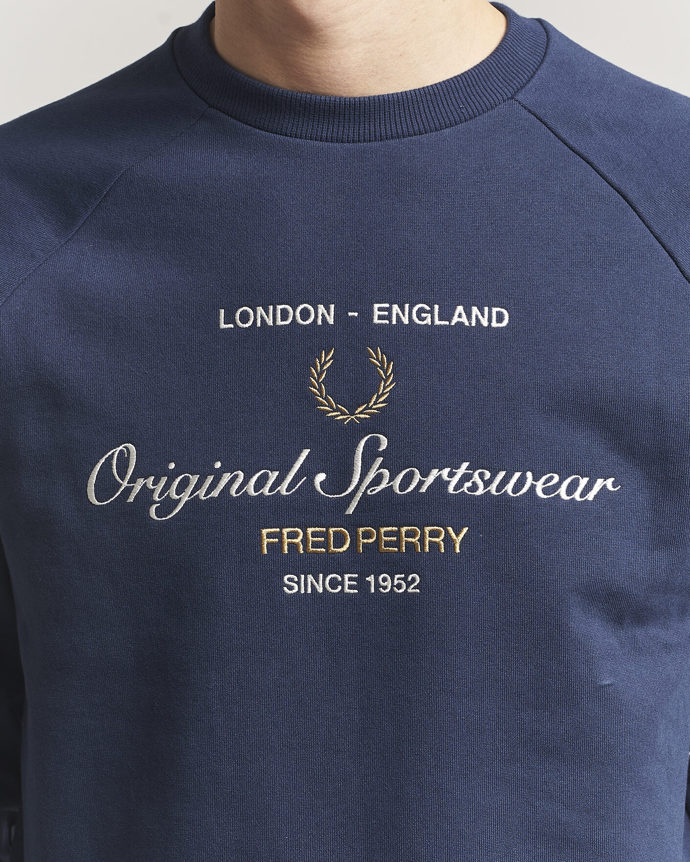 Hombres | Jerséis y prendas de punto | Fred Perry | Original Sportswear Sweatshirt Tennis Blue