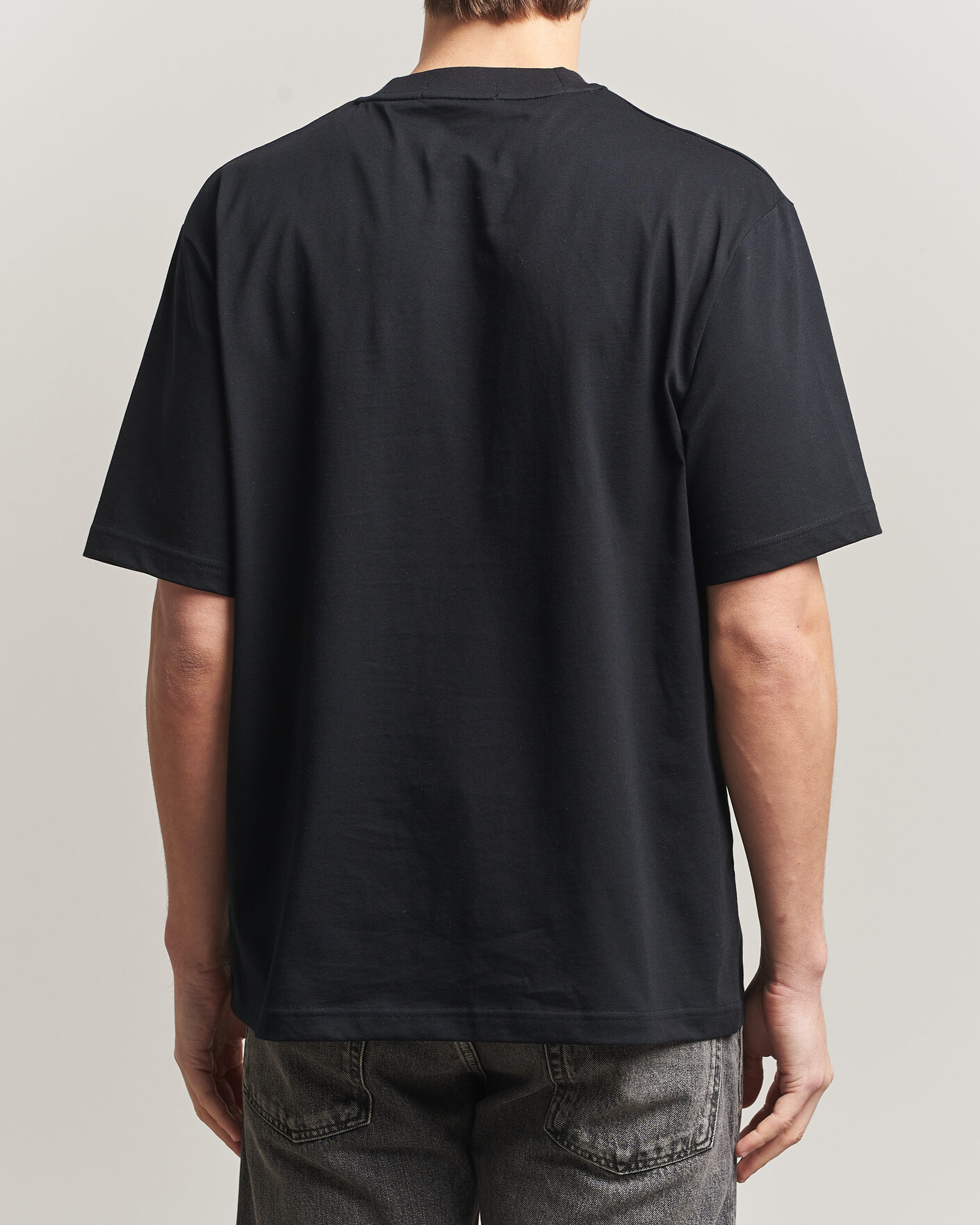 Hombres | Camisetas | Fred Perry | Embroidered Paneled T-Shirt Black
