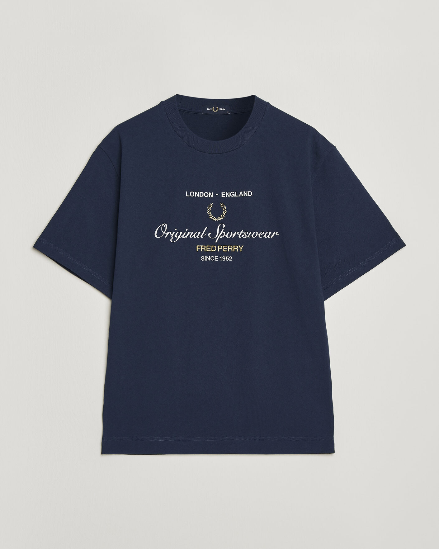 Hombres | Camisetas | Fred Perry | Original Sportswear T-Shirt Tennis Blue