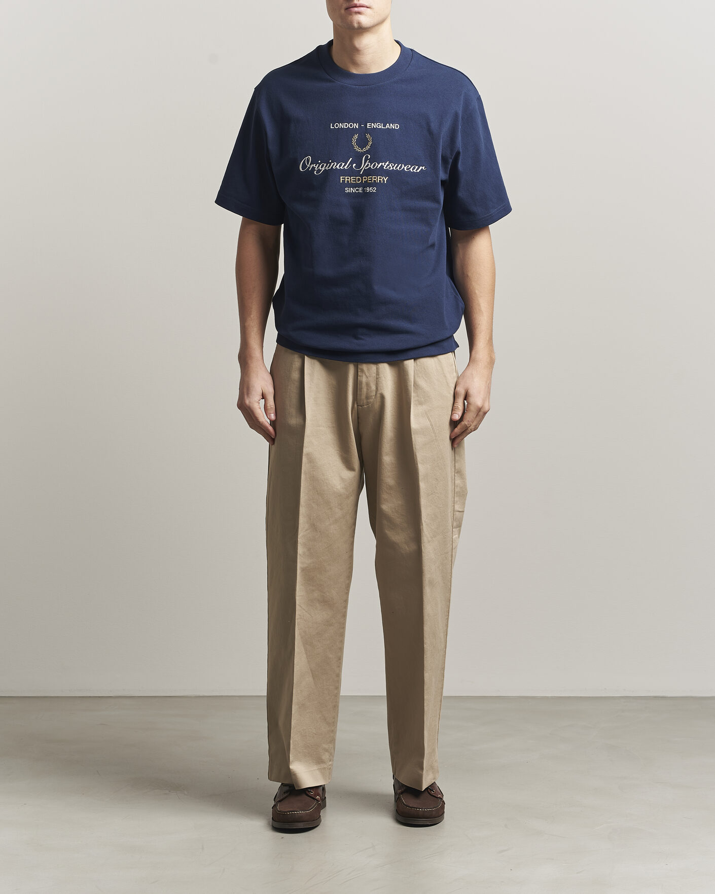 Hombres | Camisetas | Fred Perry | Original Sportswear T-Shirt Tennis Blue
