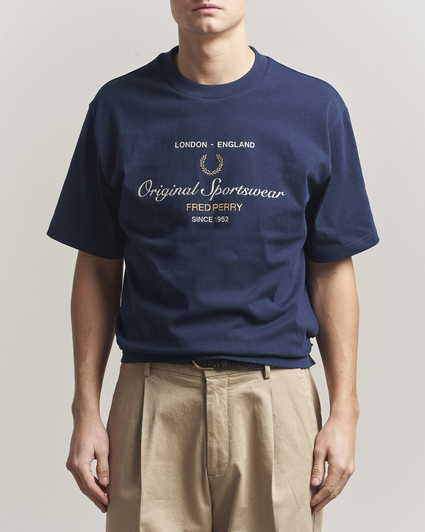 Hombres | Camisetas | Fred Perry | Original Sportswear T-Shirt Tennis Blue