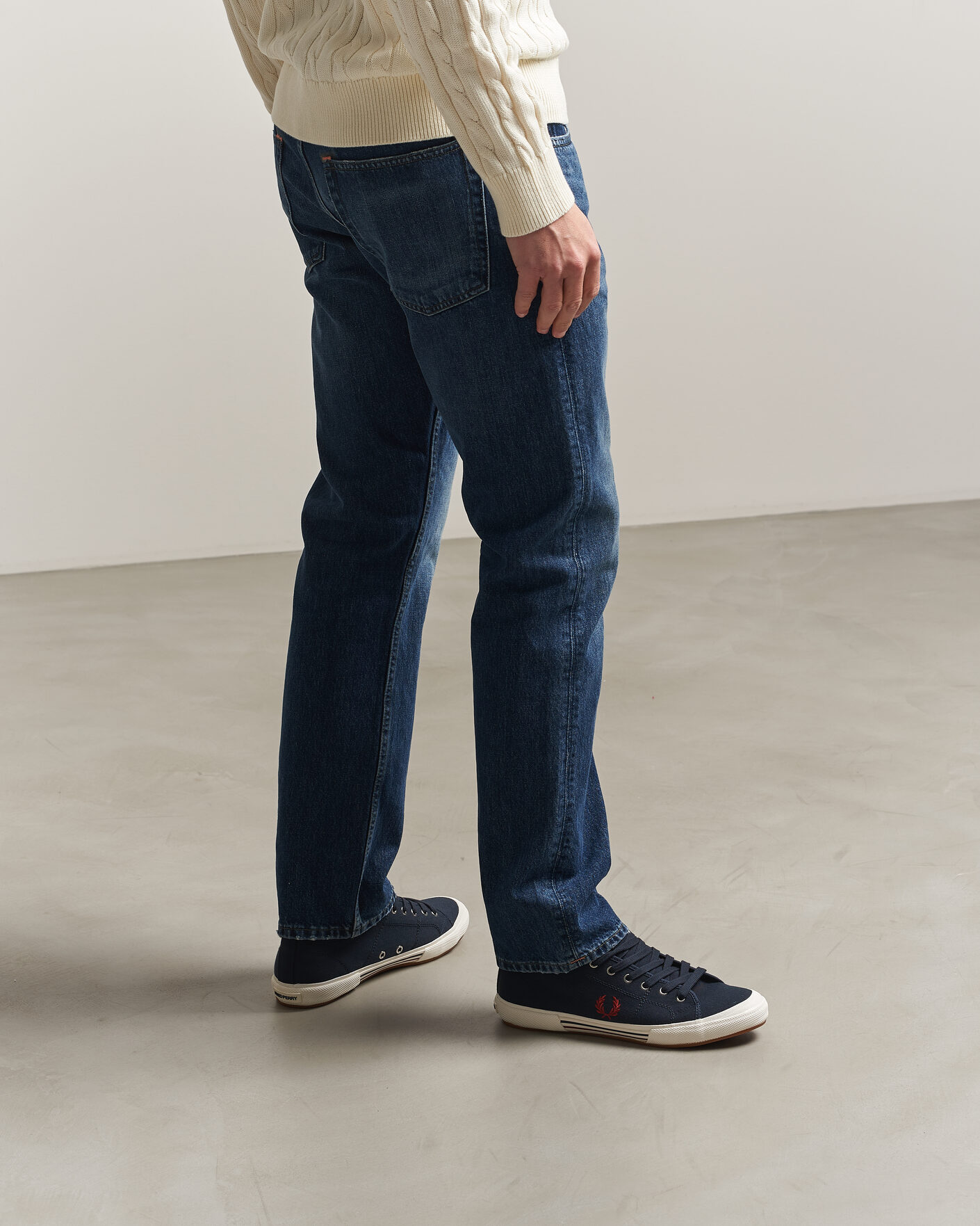 Hombres | Zapatillas | Fred Perry | B708 Vintage Tennis Sneaker Navy