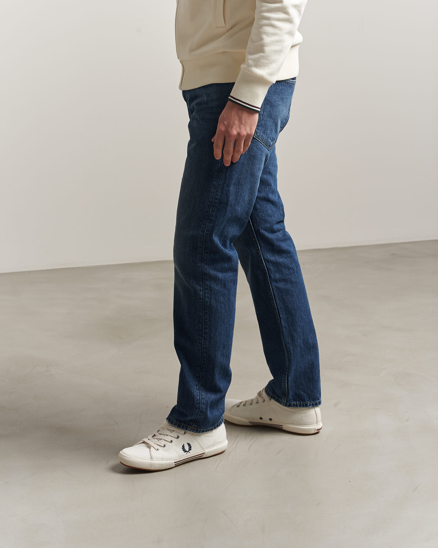 Hombres | Zapatillas | Fred Perry | B708 Vintage Tennis Sneaker Snow White