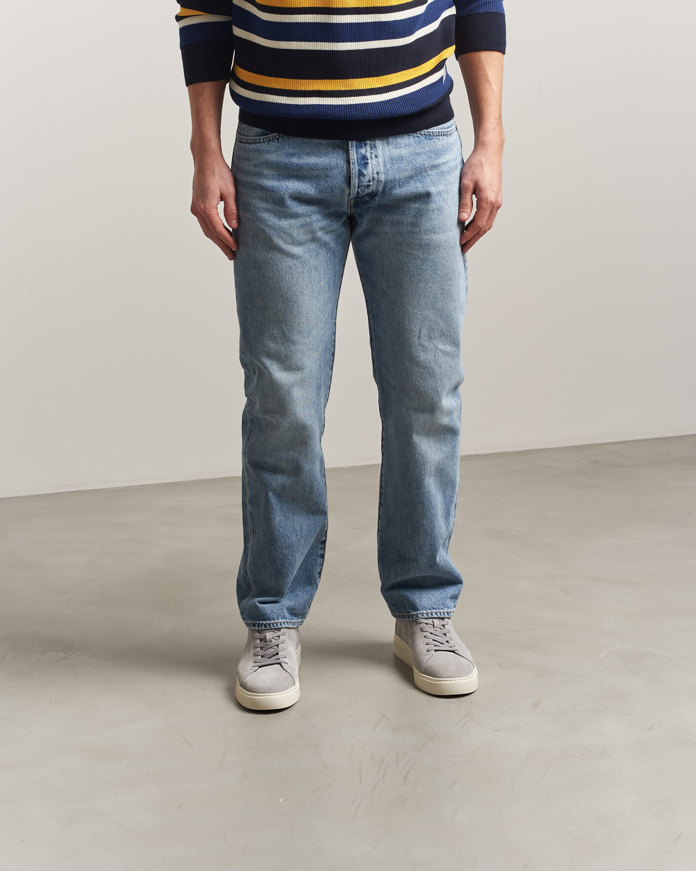 Hombres | Zapatillas | Gant | Mc Julien Suede Sneaker Light Grey