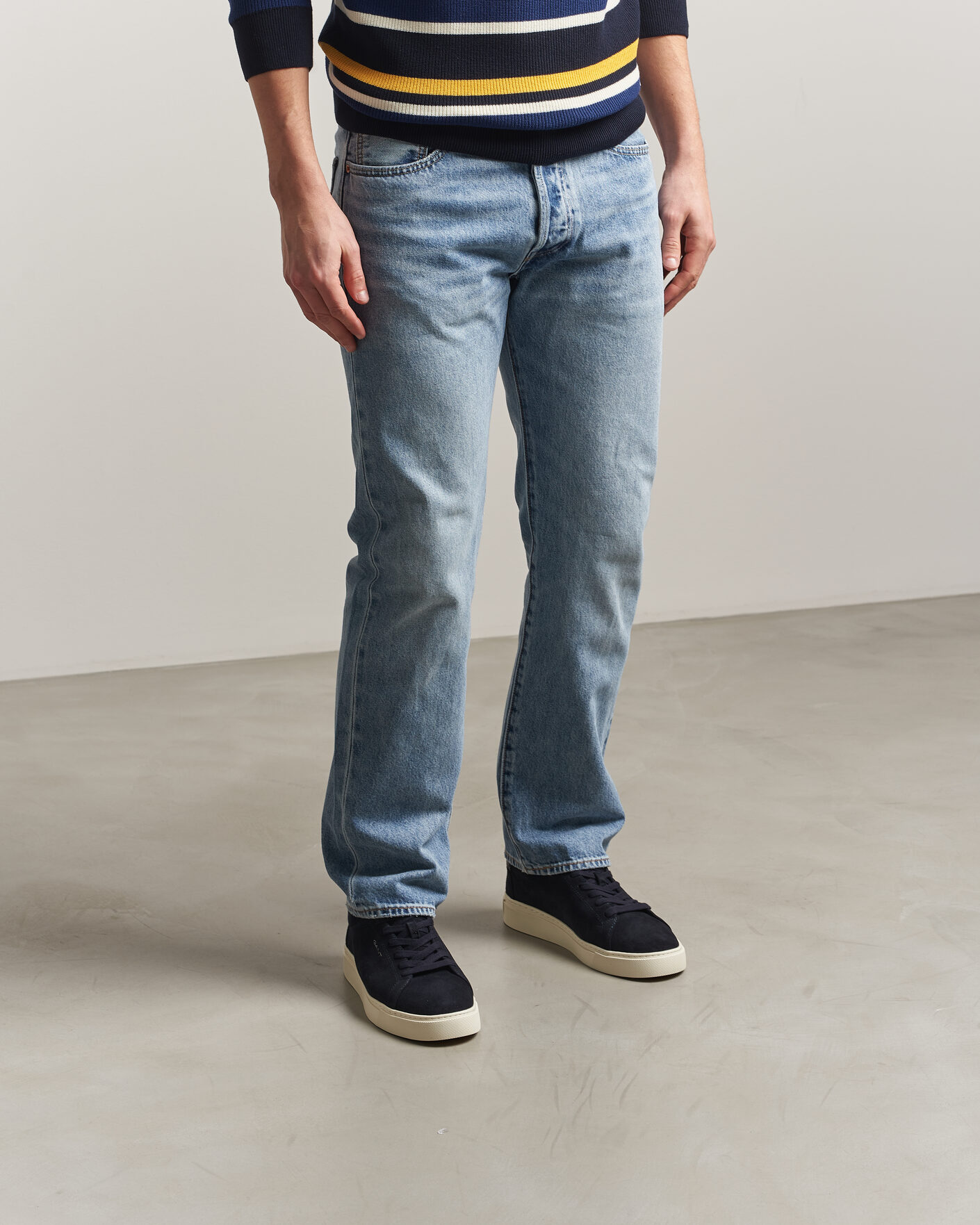 Hombres | Zapatillas | Gant | Mc Julien Suede Sneaker Dark Blue