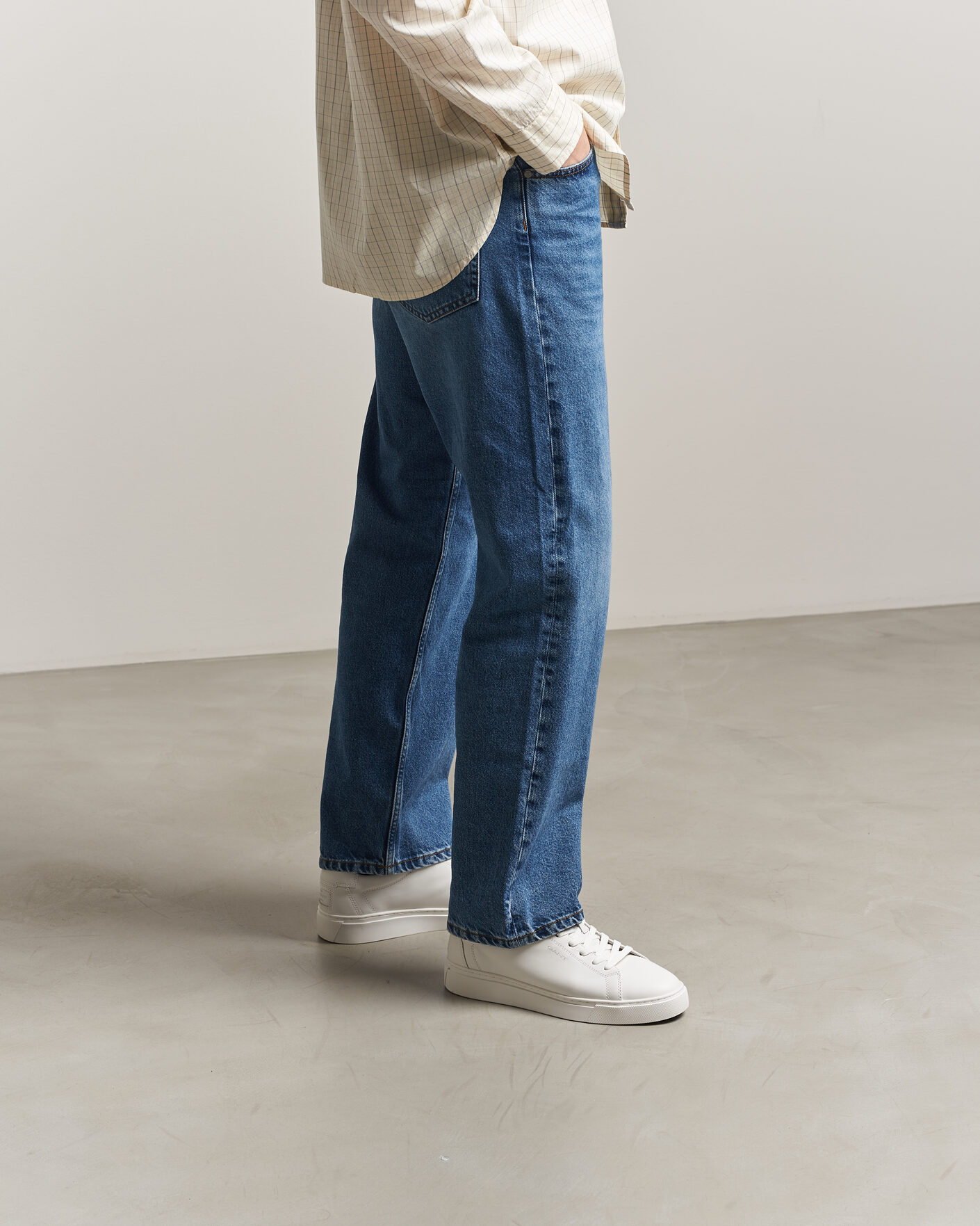 Hombres | Zapatillas | Gant | Mc Julien Leather Sneaker White