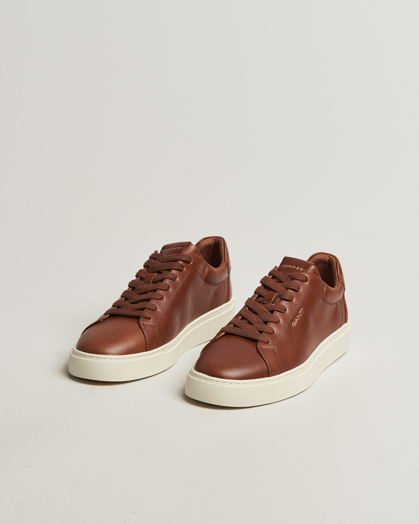 Hombres | Zapatillas | GANT | Mc Julien Leather Sneaker Dark Tan