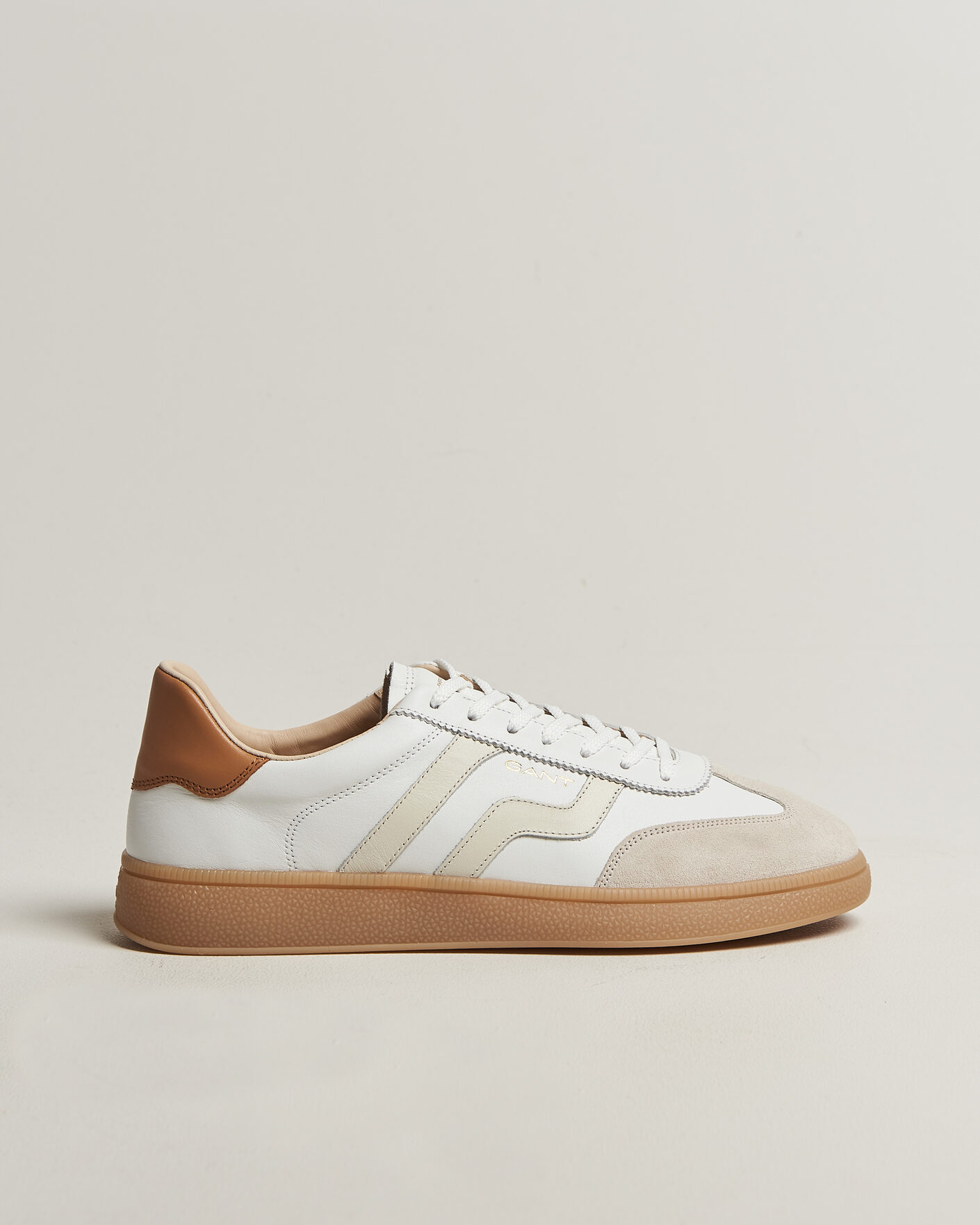 Hombres | Zapatillas | Gant | Cuzmo Leather/Suede Sneaker White
