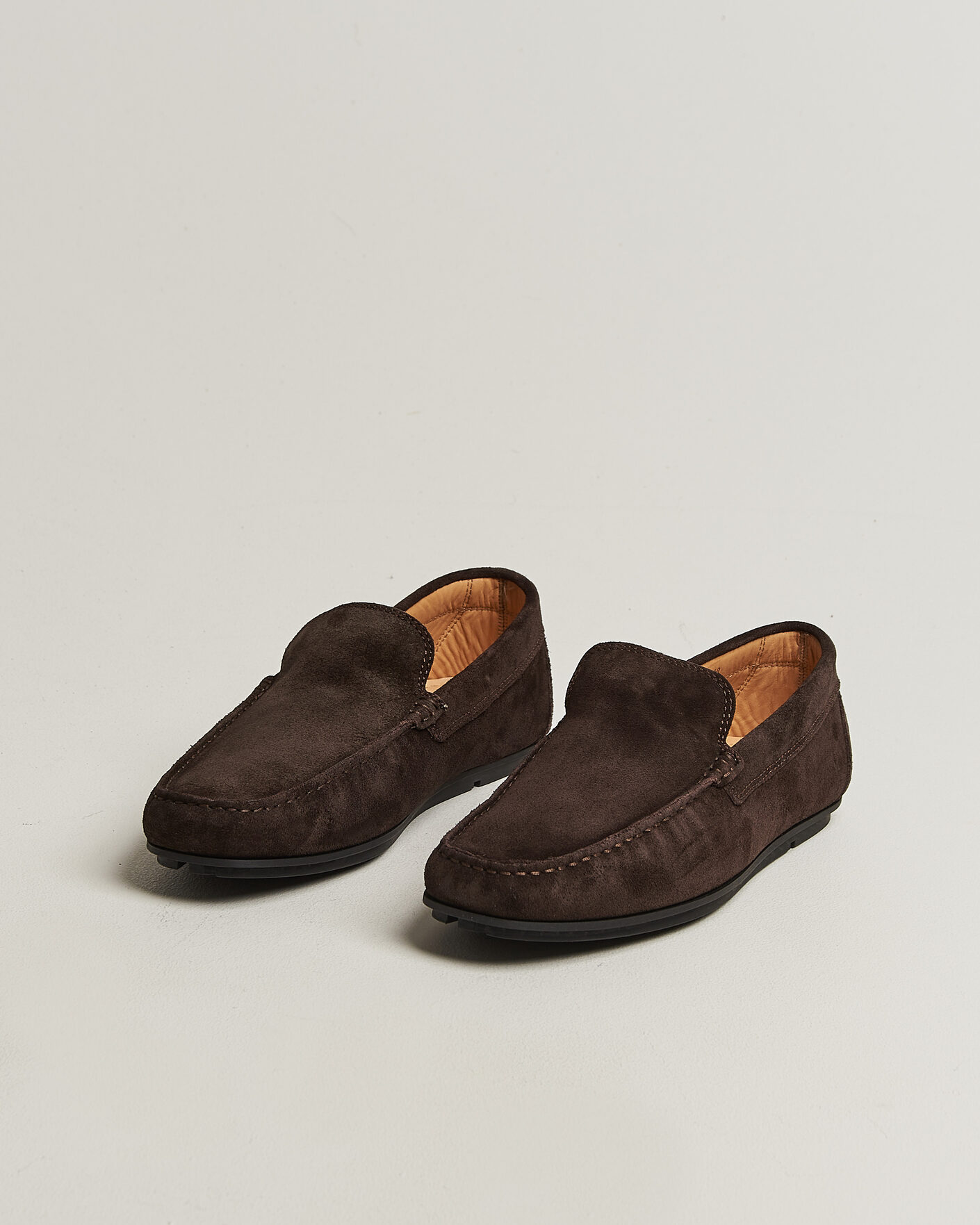 Hombres | Mocasines | Gant | Wilmon Suede Car Shoe Dark Brown