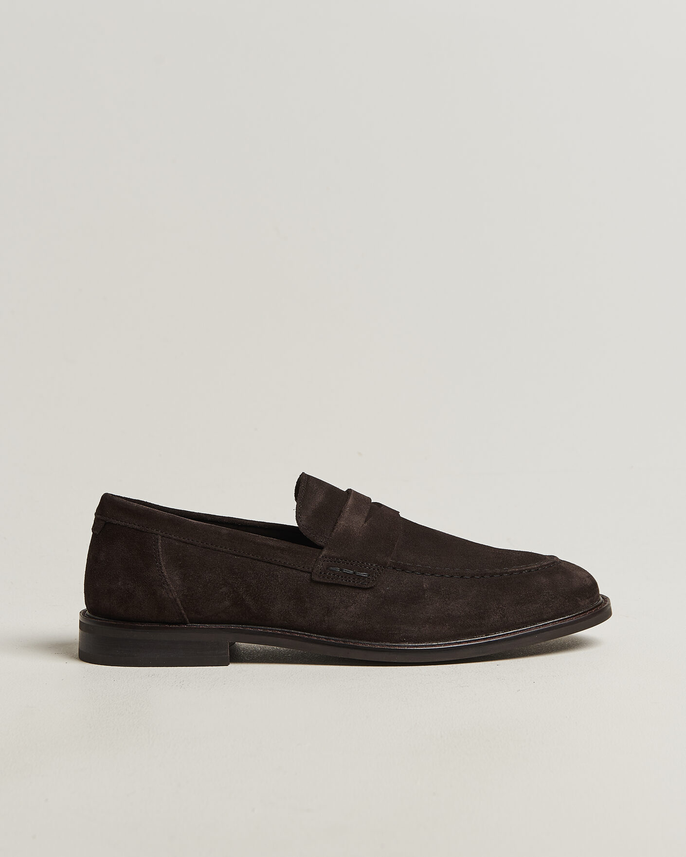 Hombres | Mocasines | GANT | Lozham Suede Loafer Dark Brown