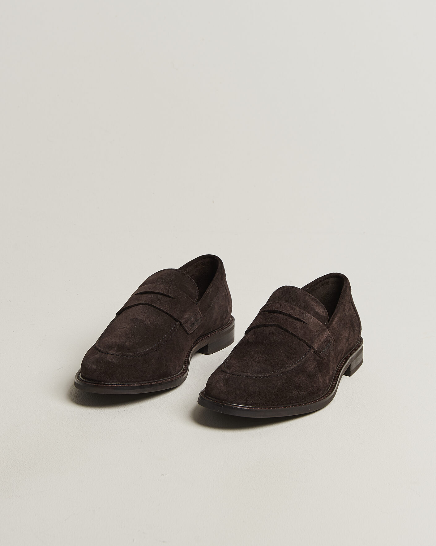 Hombres | Mocasines | GANT | Lozham Suede Loafer Dark Brown