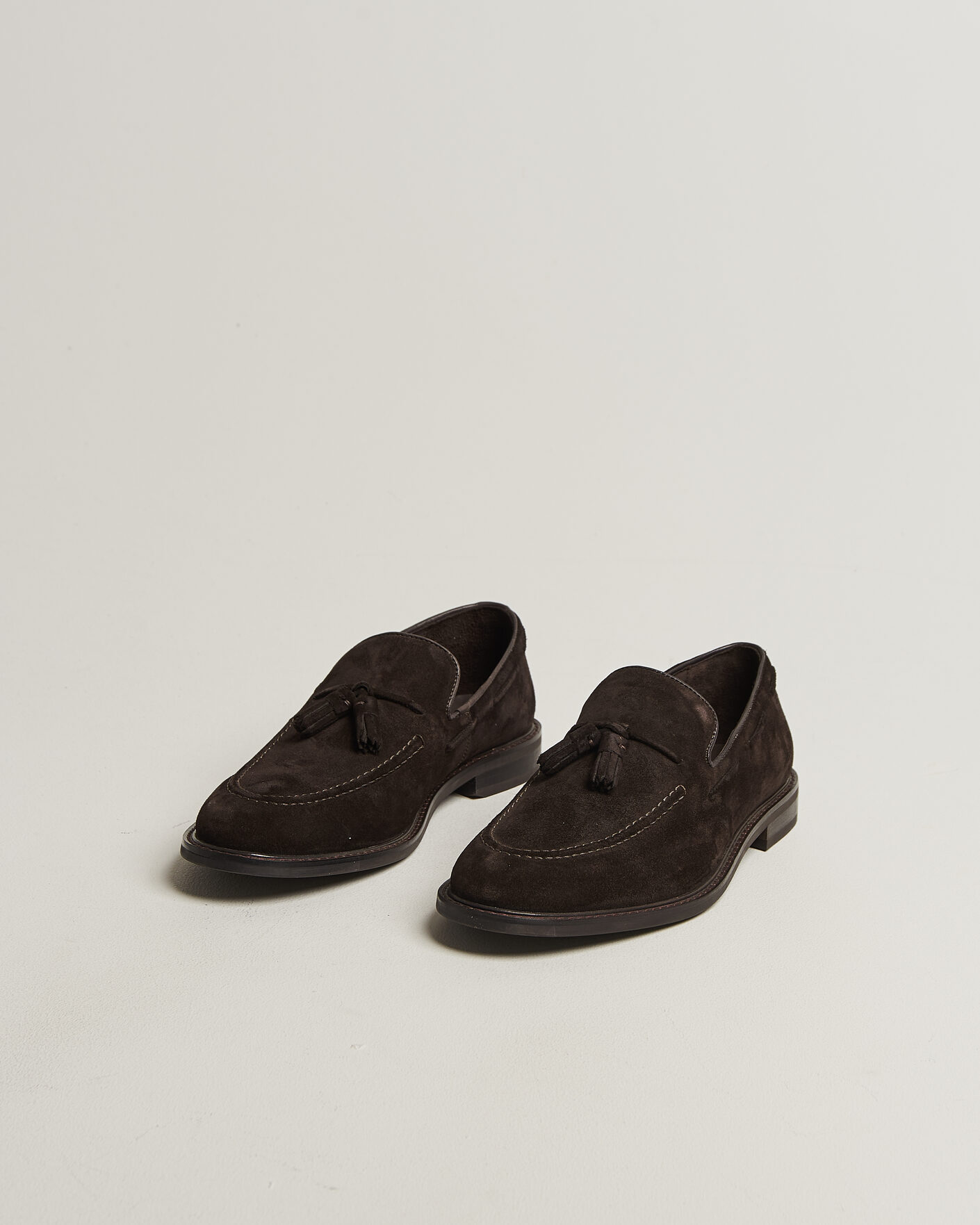 Hombres | Mocasines | Gant | Lozham Suede Tassle Loafer Dark Brown