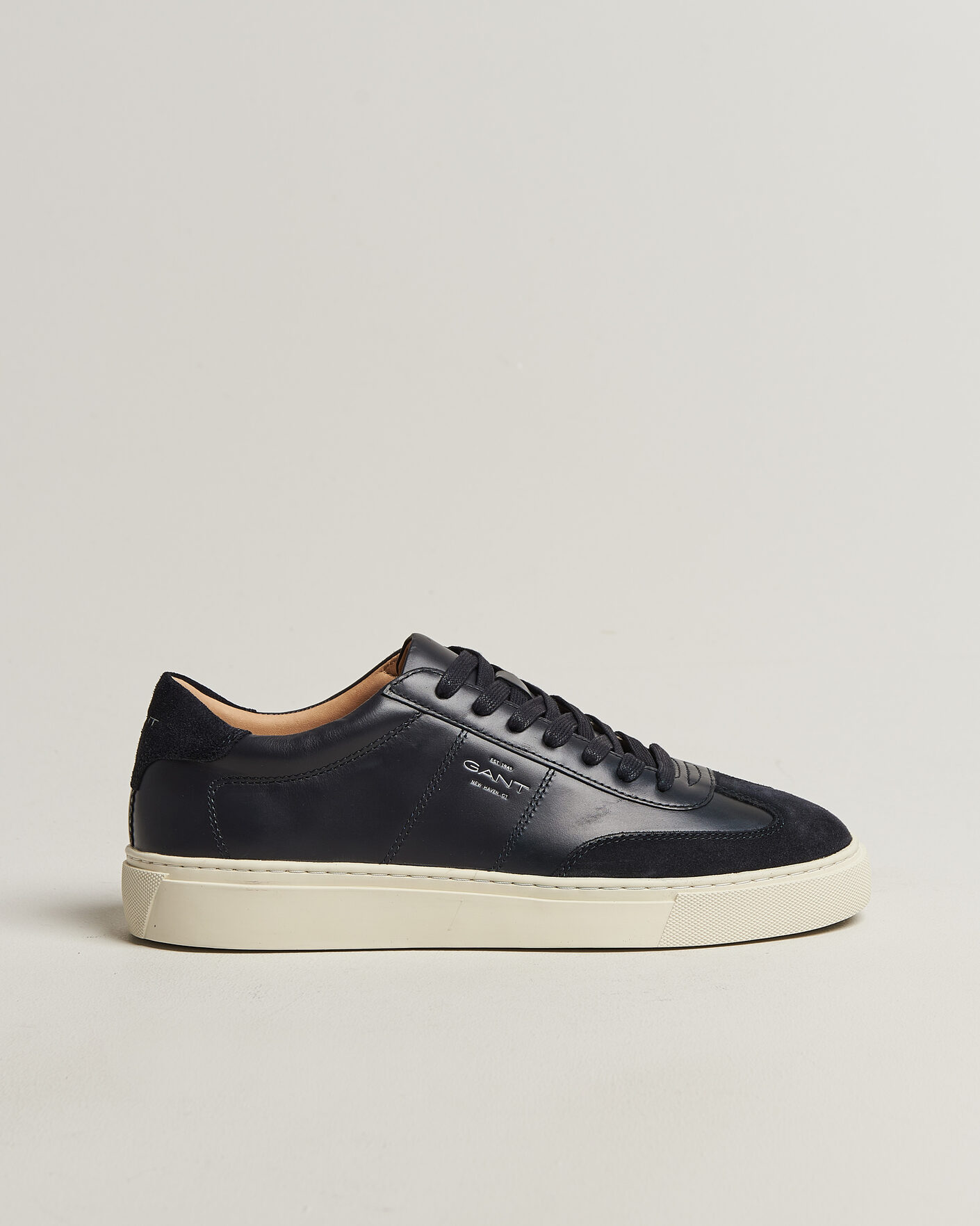 Hombres | Zapatillas | Gant | Mc Julien Leather/Suede Sneaker Marine