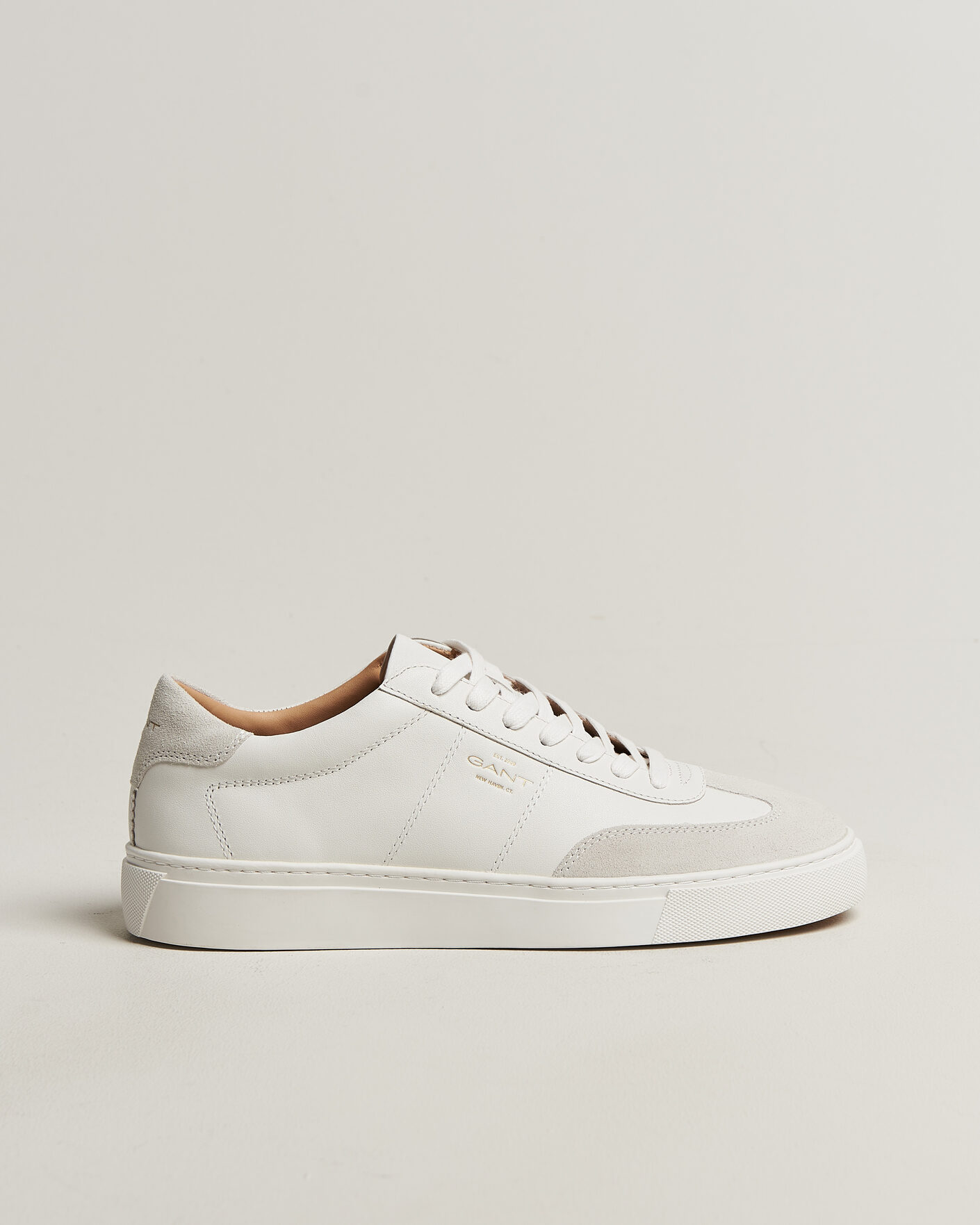 Hombres | Zapatillas | GANT | Mc Julien Leather/Suede Sneaker White