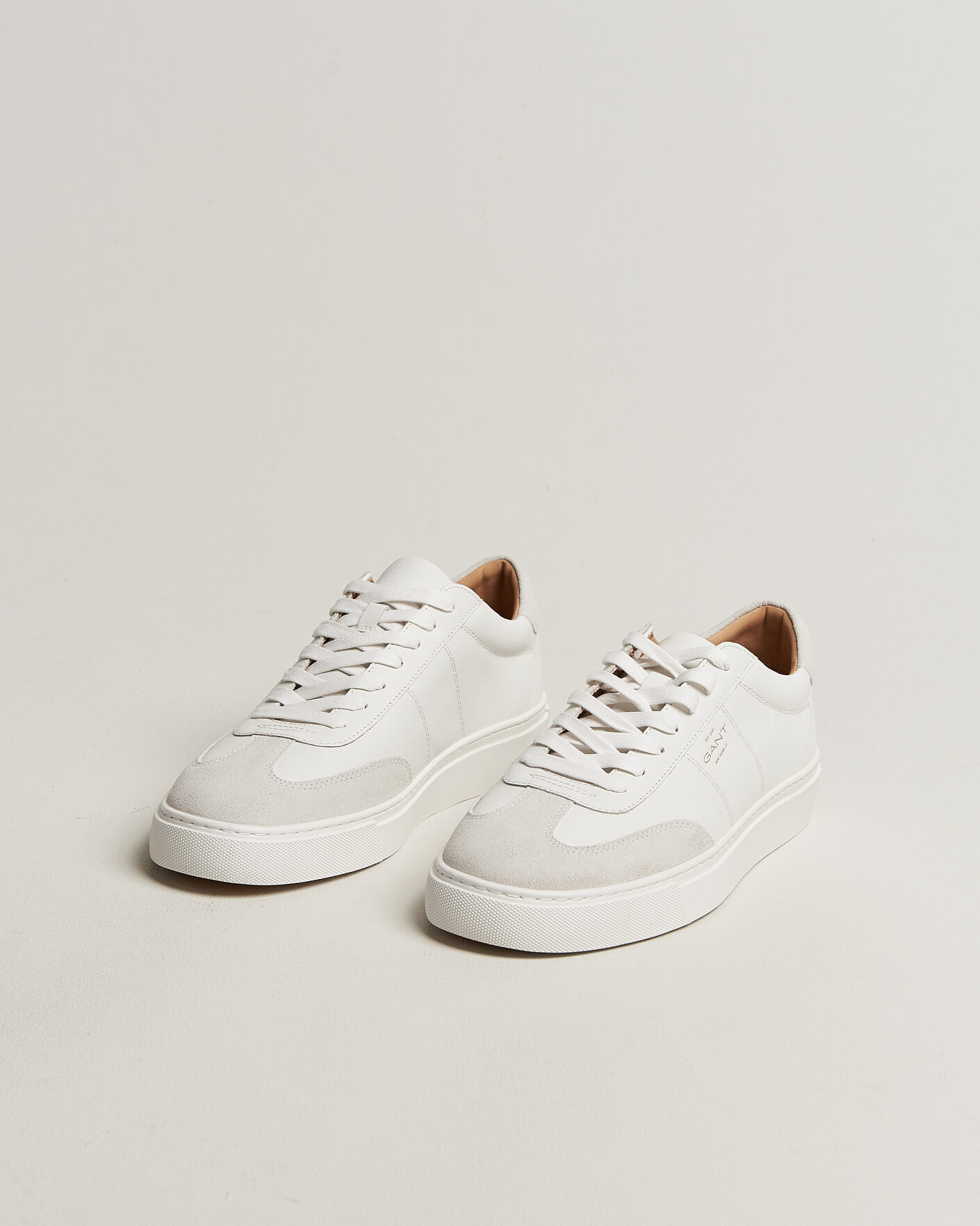 Hombres | Zapatillas | Gant | Mc Julien Leather/Suede Sneaker White
