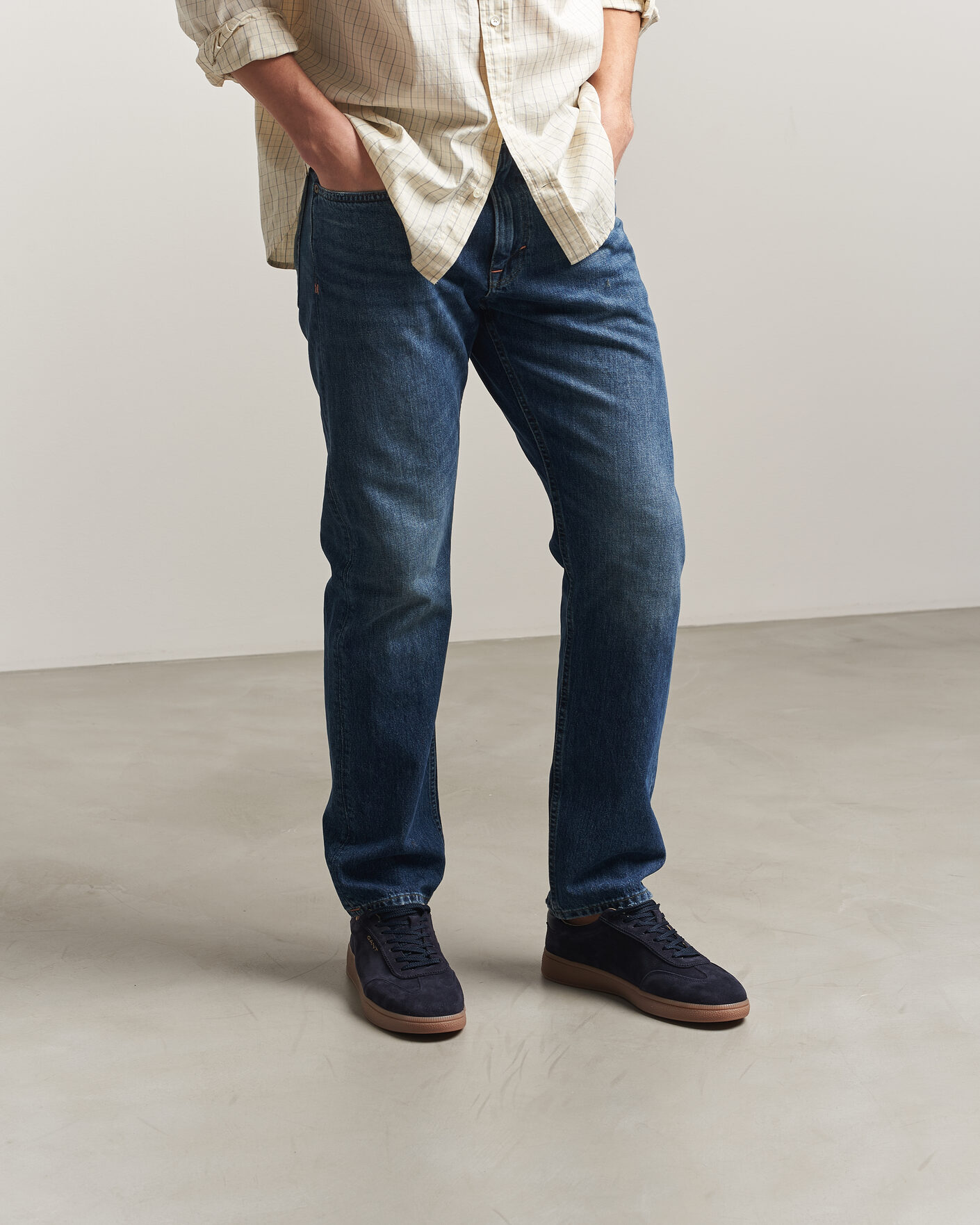 Hombres | Zapatillas | Gant | Cuzmo Suede Sneaker Marine