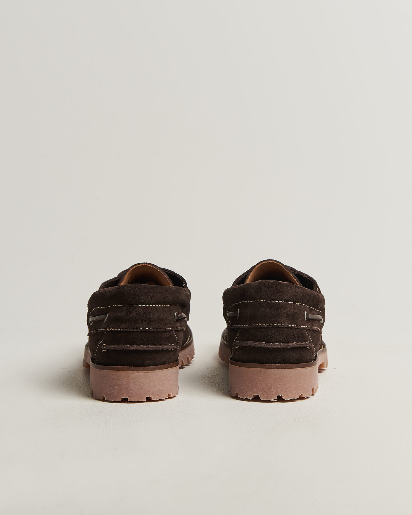 Hombres | Zapatos náuticos | GANT | Tratton Suede Boat Shoe Dark Brown