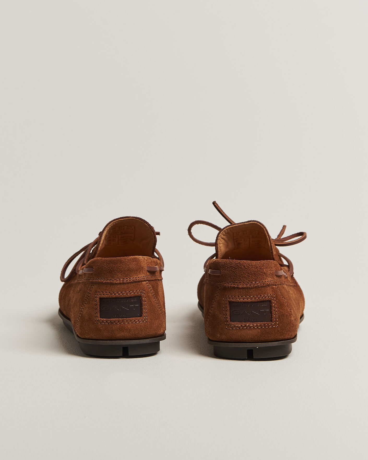 Hombres | Mocasines | Gant | Wilmon Laced Suede Car Shoe Cognac