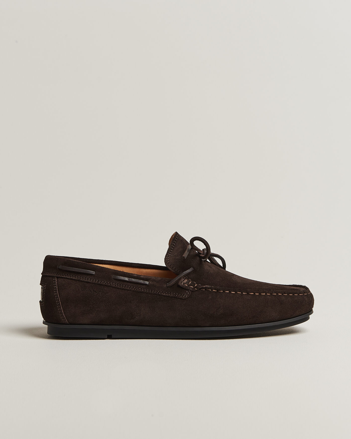 Hombres | GANT Wilmon Laced Suede Car Shoe Dark Brown | Gant | Wilmon Laced Suede Car Shoe Dark Brown