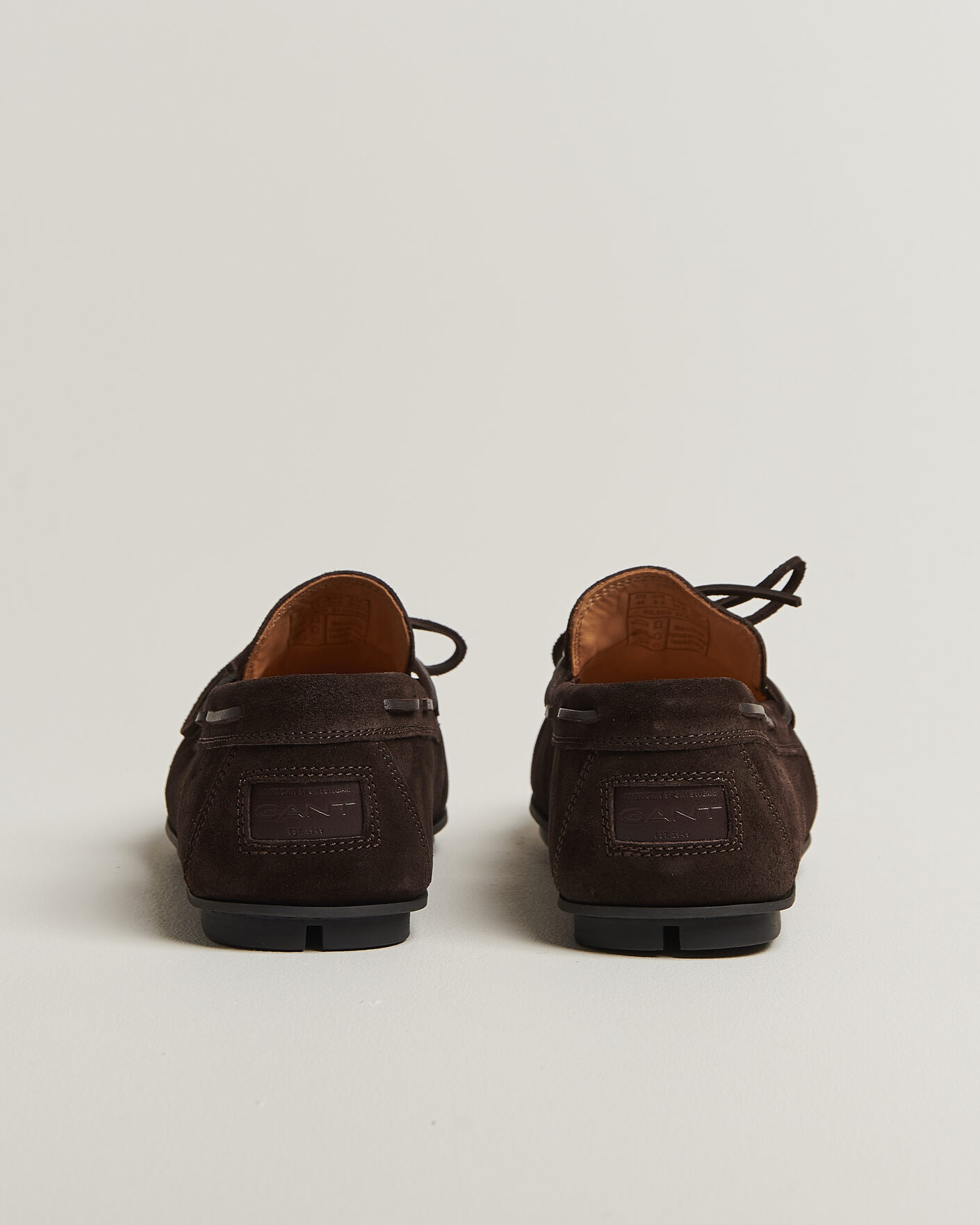 Hombres | GANT Wilmon Laced Suede Car Shoe Dark Brown | Gant | Wilmon Laced Suede Car Shoe Dark Brown