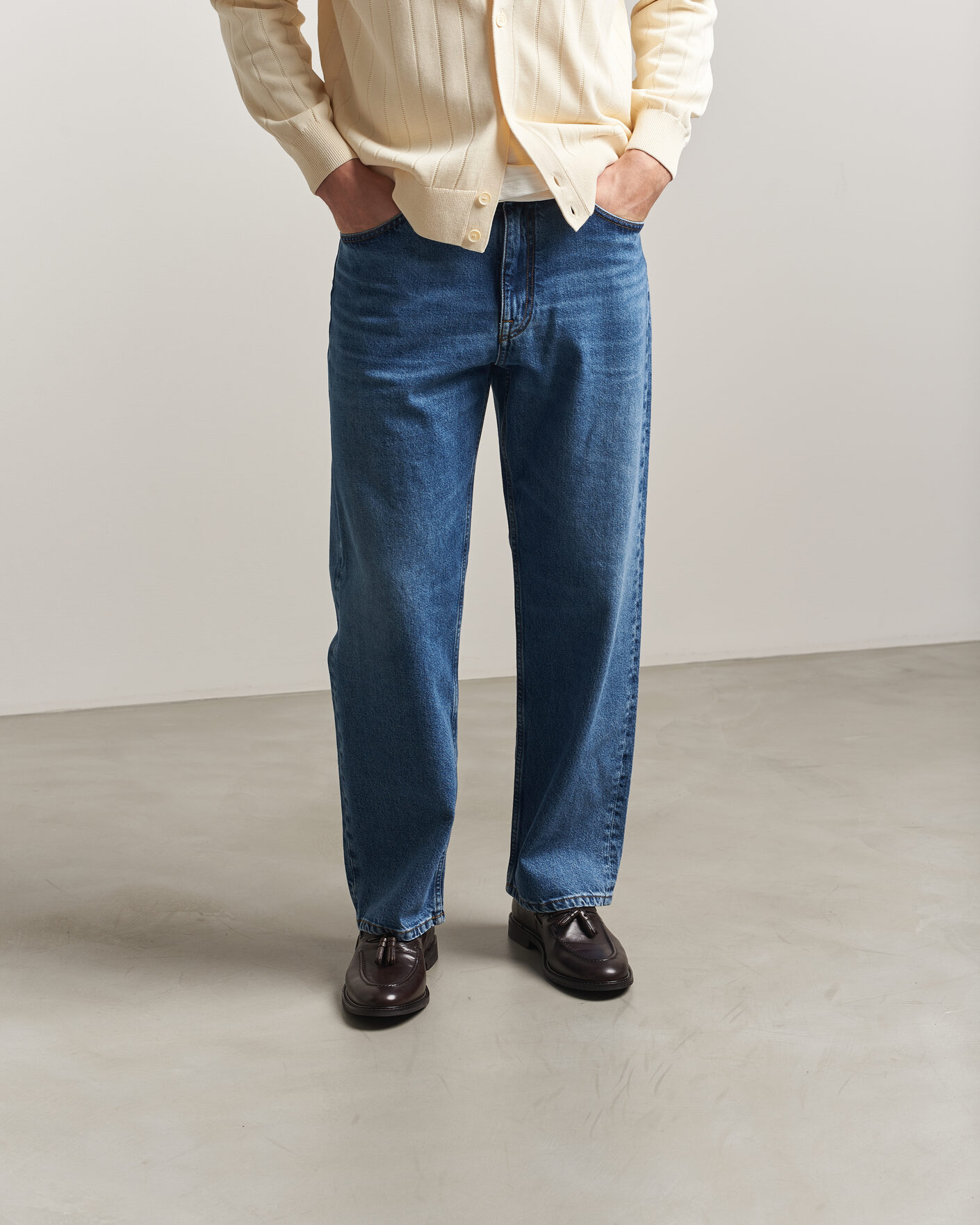 Hombres | Mocasines | GANT | Lozham Leather Tassle Loafer Dark Brown