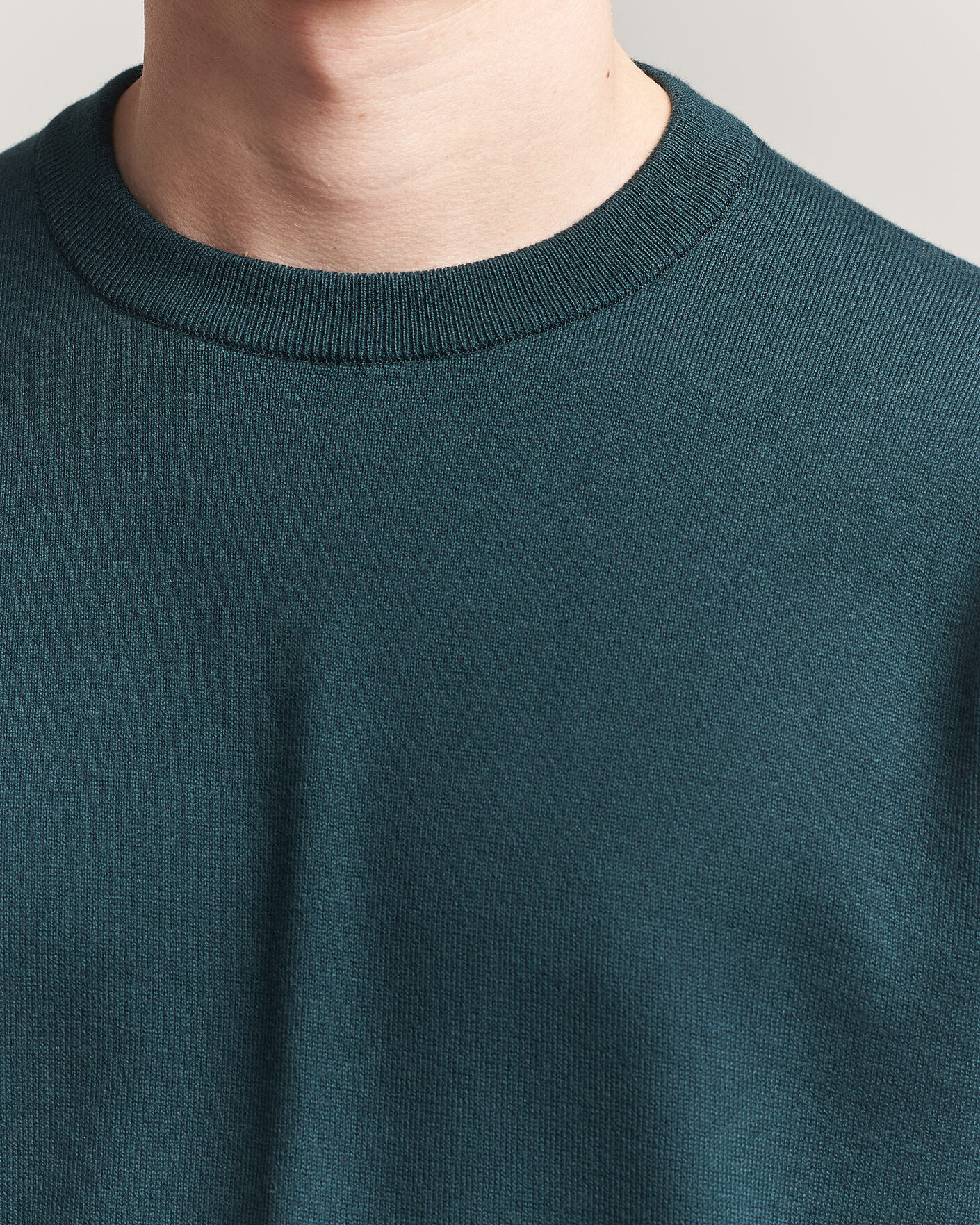 Hombres | Camisetas | John Smedley | Tindall Sea Island Cotton T-Shirt Rainforest