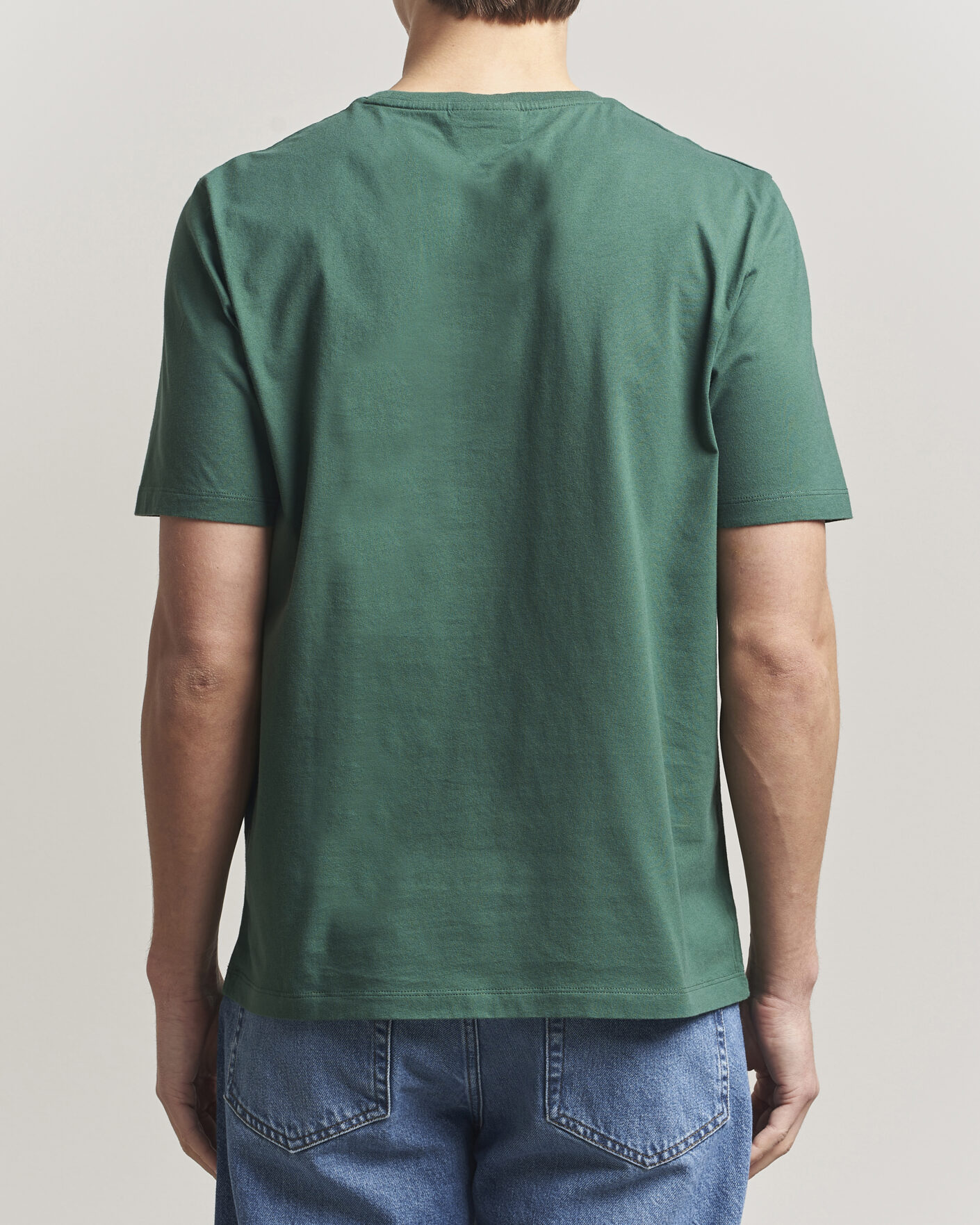 Hombres | Camisetas | Maison Kitsuné | Fox Head T-Shirt Bottle Green