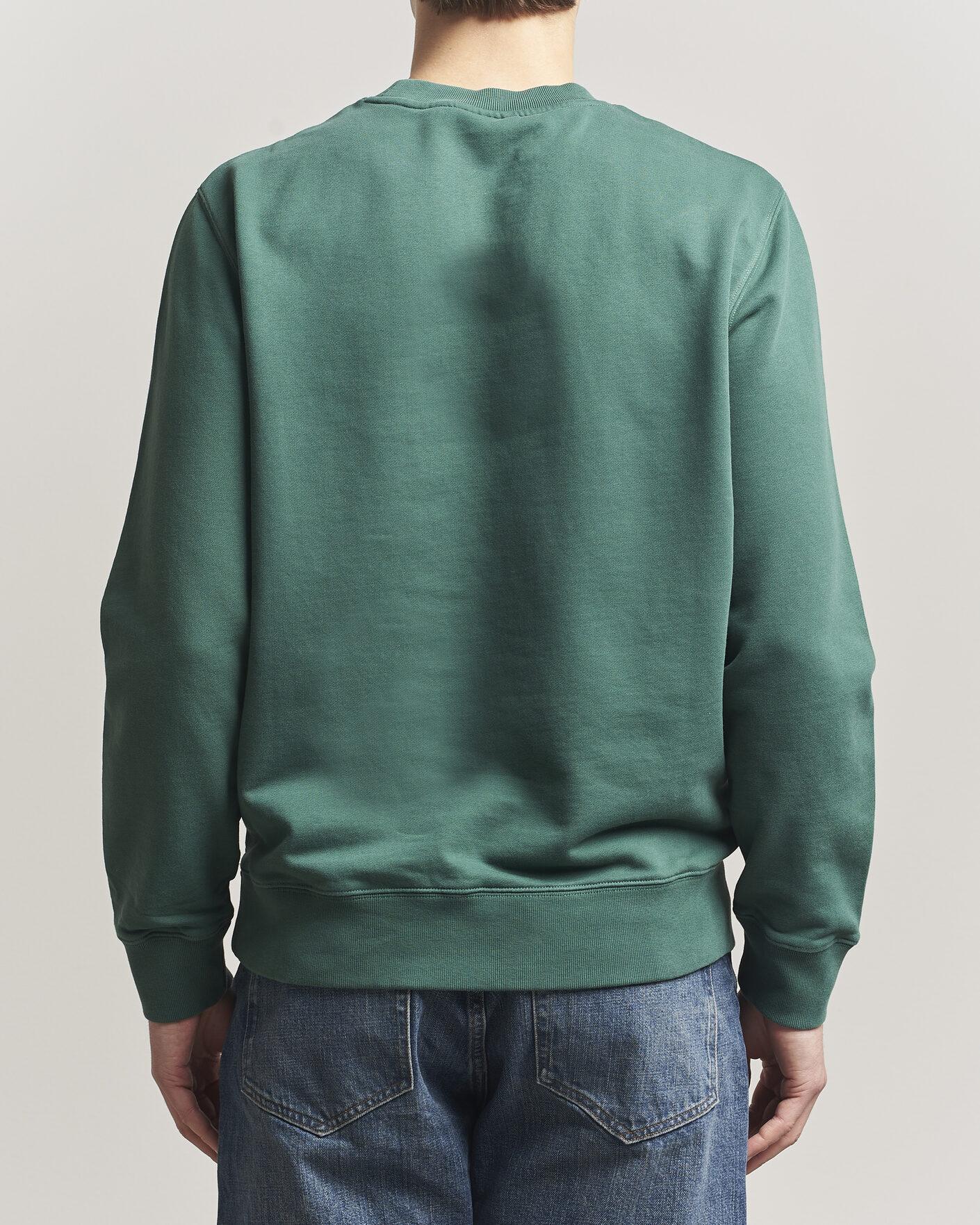 Hombres | Jerséis y prendas de punto | Maison Kitsuné | Fox Head Sweatshirt Bottle Green