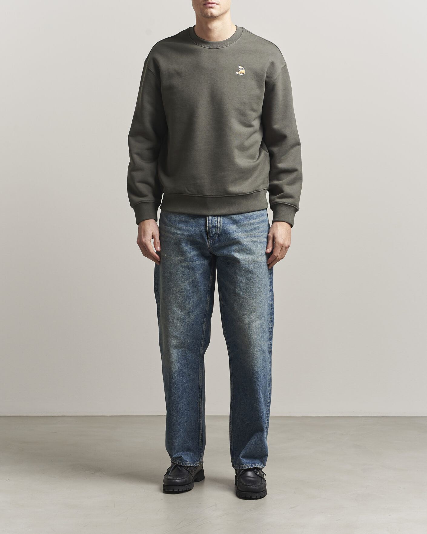 Hombres | Jerséis y prendas de punto | Maison Kitsuné | Dreaming Fox Sweatshirt Beluga